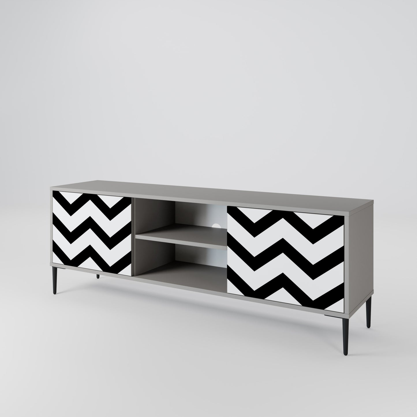 CLASSIC ZIG ZAG Έπιπλο τηλεόρασης 2-θυρών