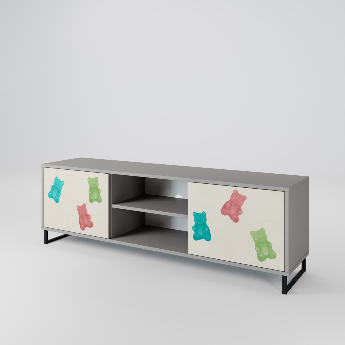 GUMMY BEARS 2-Door TV Cabinet