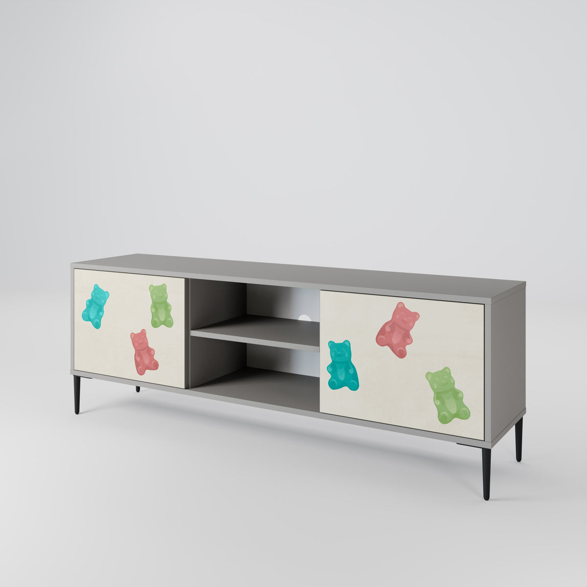 GUMMY BEARS 2-Door TV Cabinet