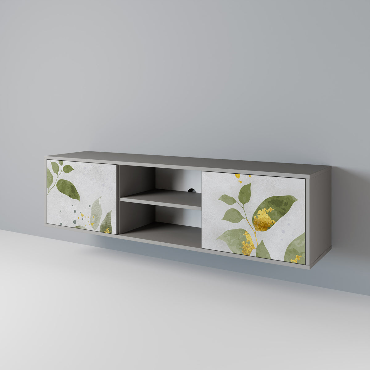 ELEGANT BOTANICS Έπιπλο τηλεόρασης 2-θυρών