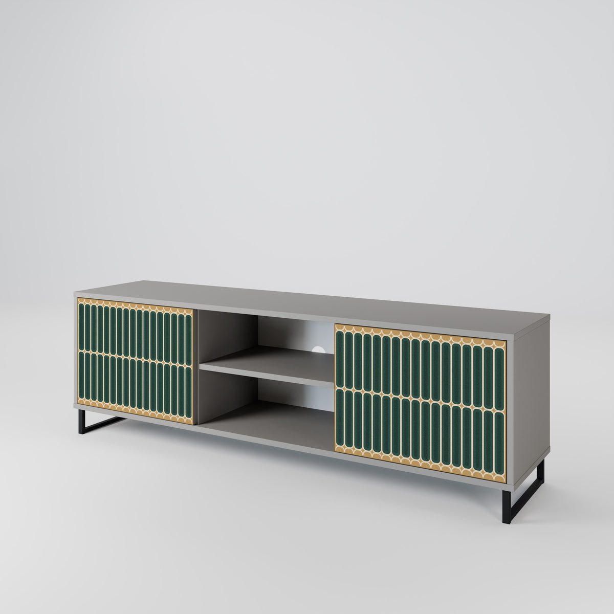 ILUSION GATE 2-Door TV Cabinet