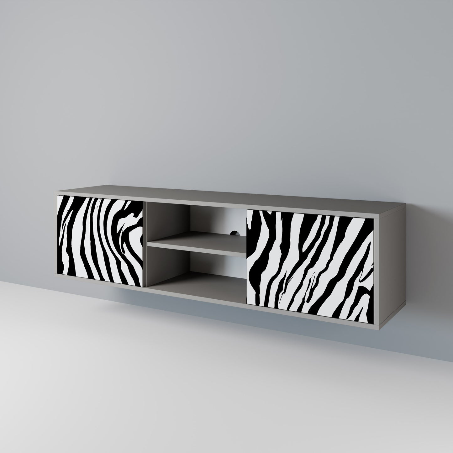 SPLENDID ZEBRA Έπιπλο τηλεόρασης 2-θυρών