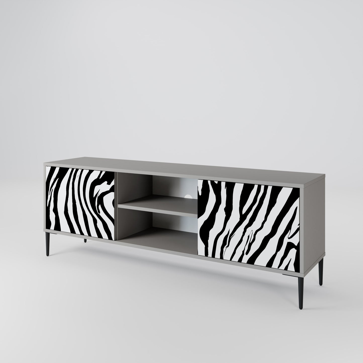 SPLENDID ZEBRA Έπιπλο τηλεόρασης 2-θυρών