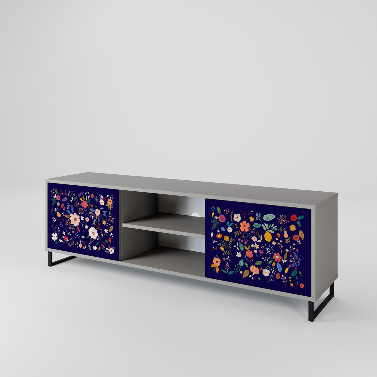FLORAL COMBINATION Έπιπλο τηλεόρασης 2-θυρών