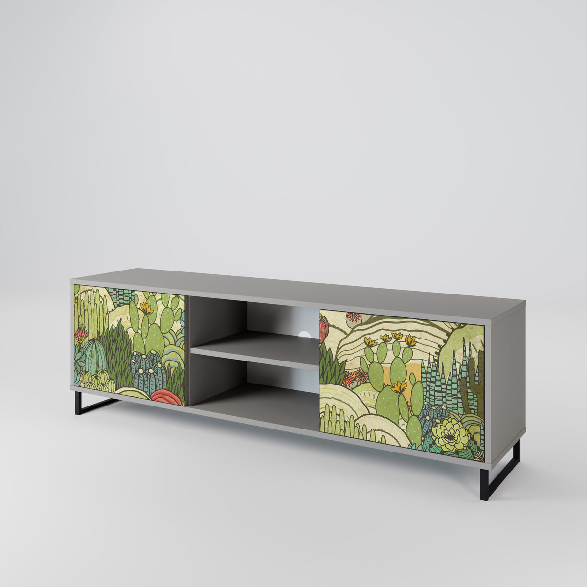 SUCCULENTS KALEIDOSCOPE Έπιπλο τηλεόρασης 2-θυρών