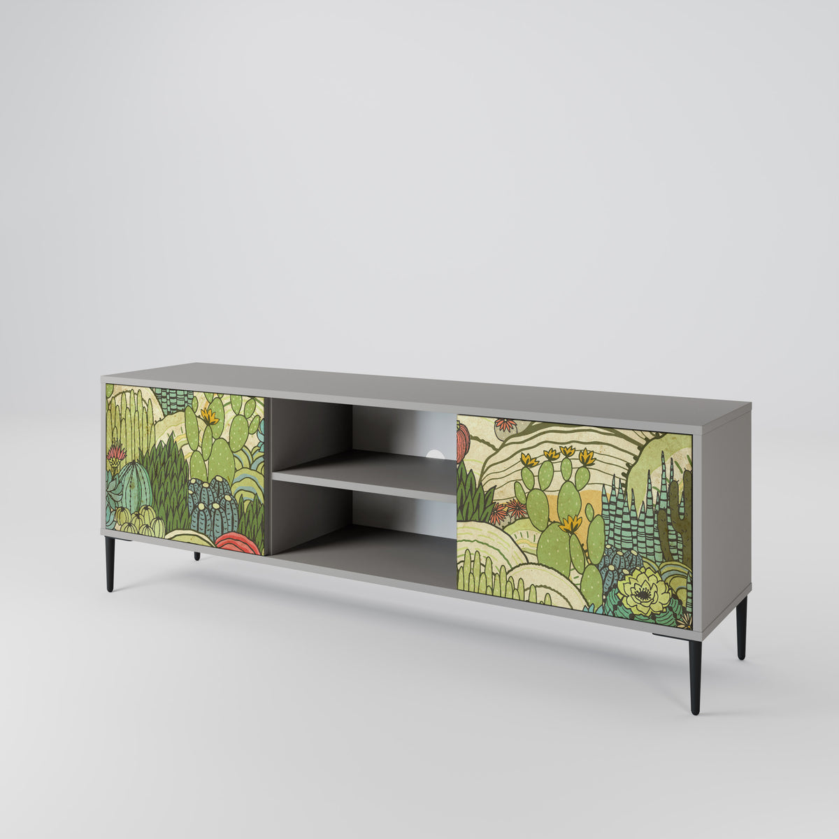 SUCCULENTS KALEIDOSCOPE Έπιπλο τηλεόρασης 2-θυρών