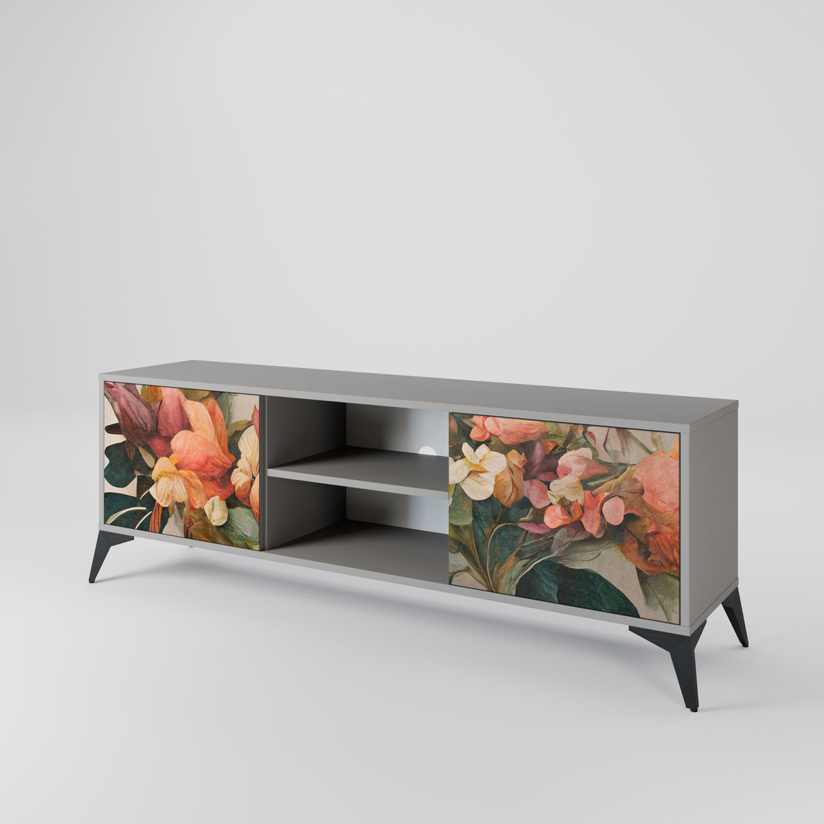 STYLISH BEAUTY Έπιπλο τηλεόρασης 2-θυρών