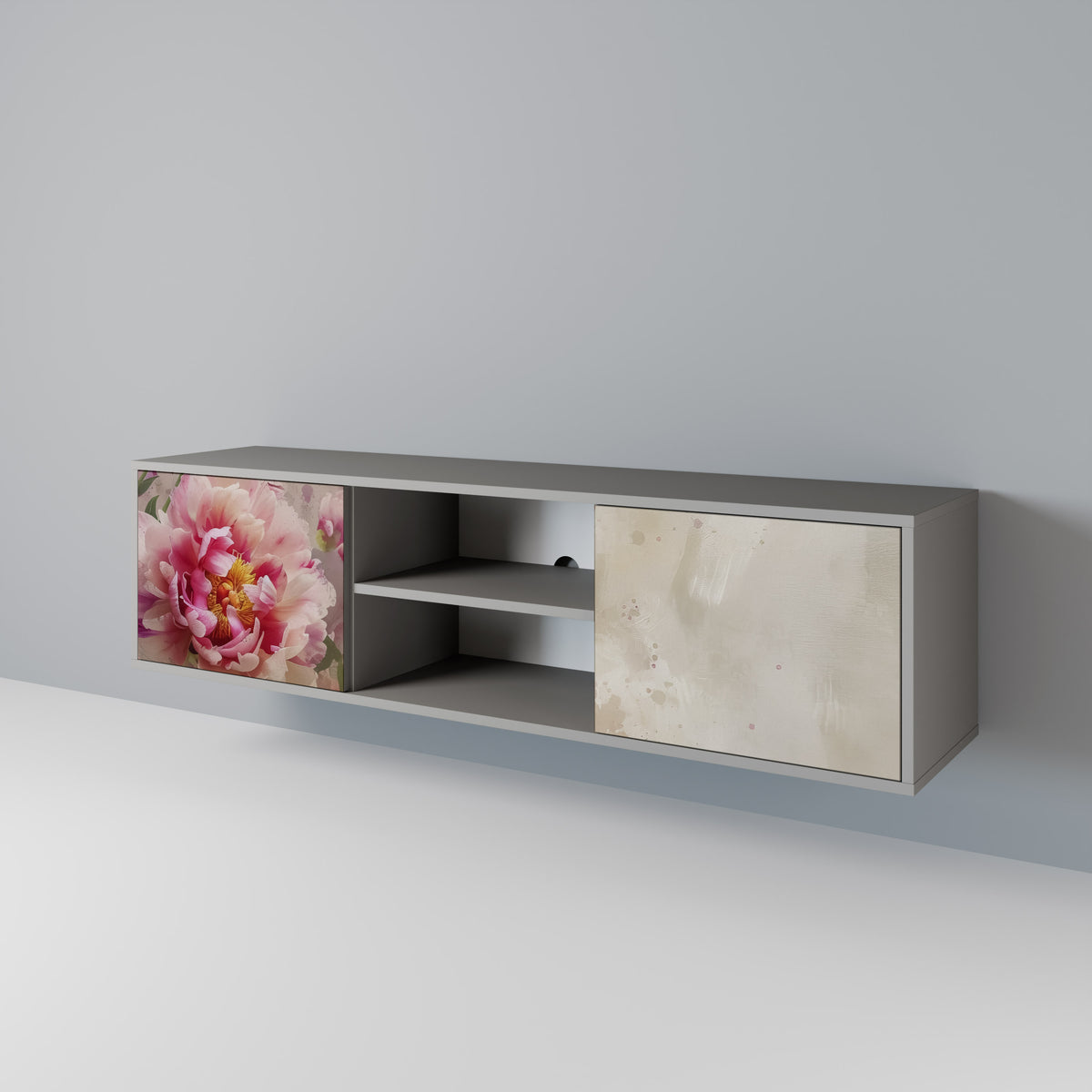 PEONY WHISPER Έπιπλο τηλεόρασης 2-θυρών