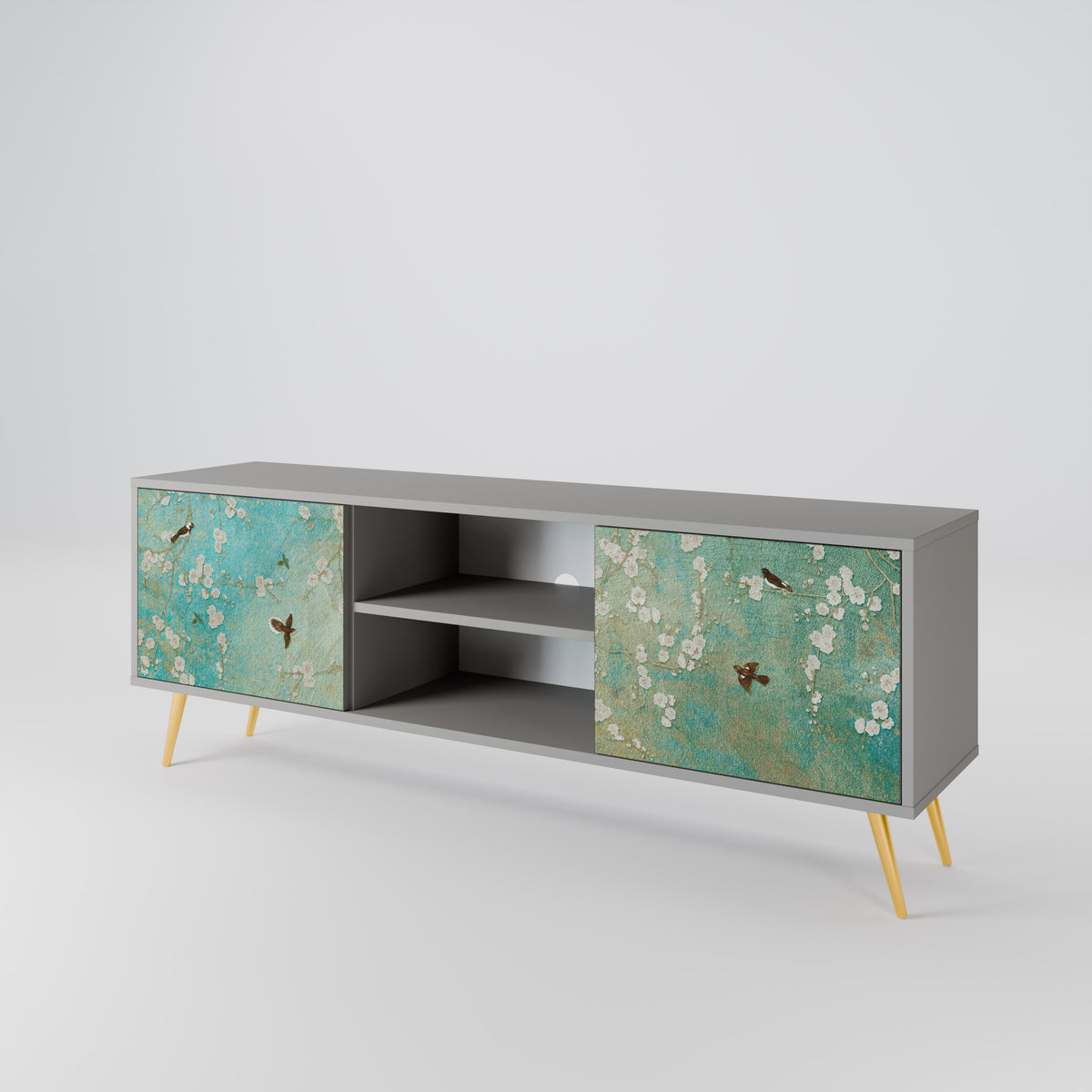 BLOOMING CHARM Έπιπλο τηλεόρασης 2-θυρών