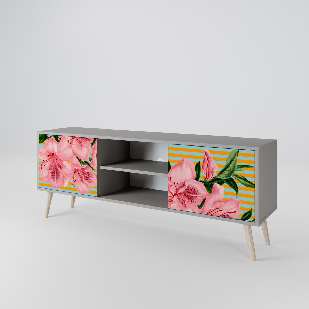 FRAGILE BEAUTY Έπιπλο τηλεόρασης 2-θυρών