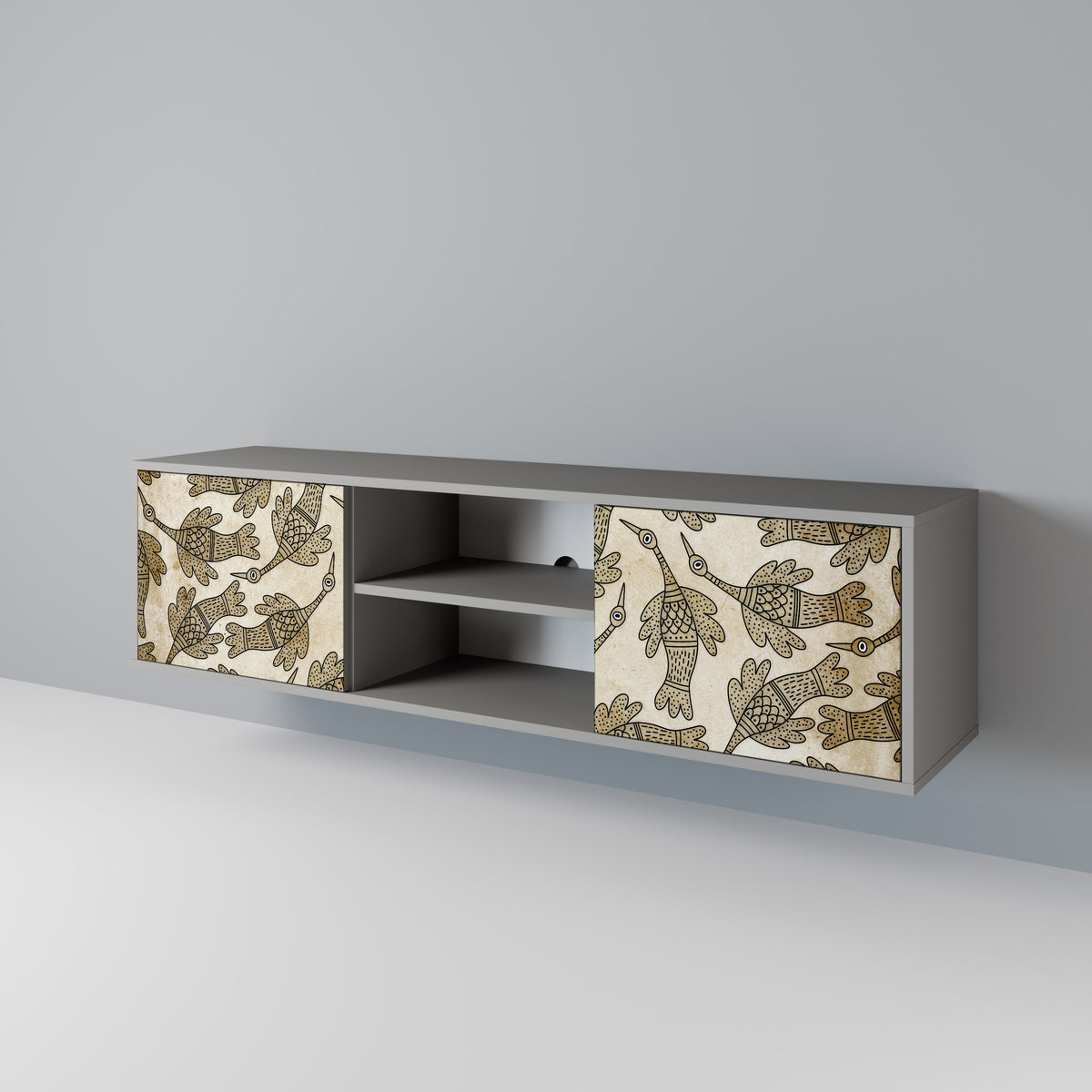 ALMONDINE SONGBIRD Έπιπλο τηλεόρασης 2-θυρών