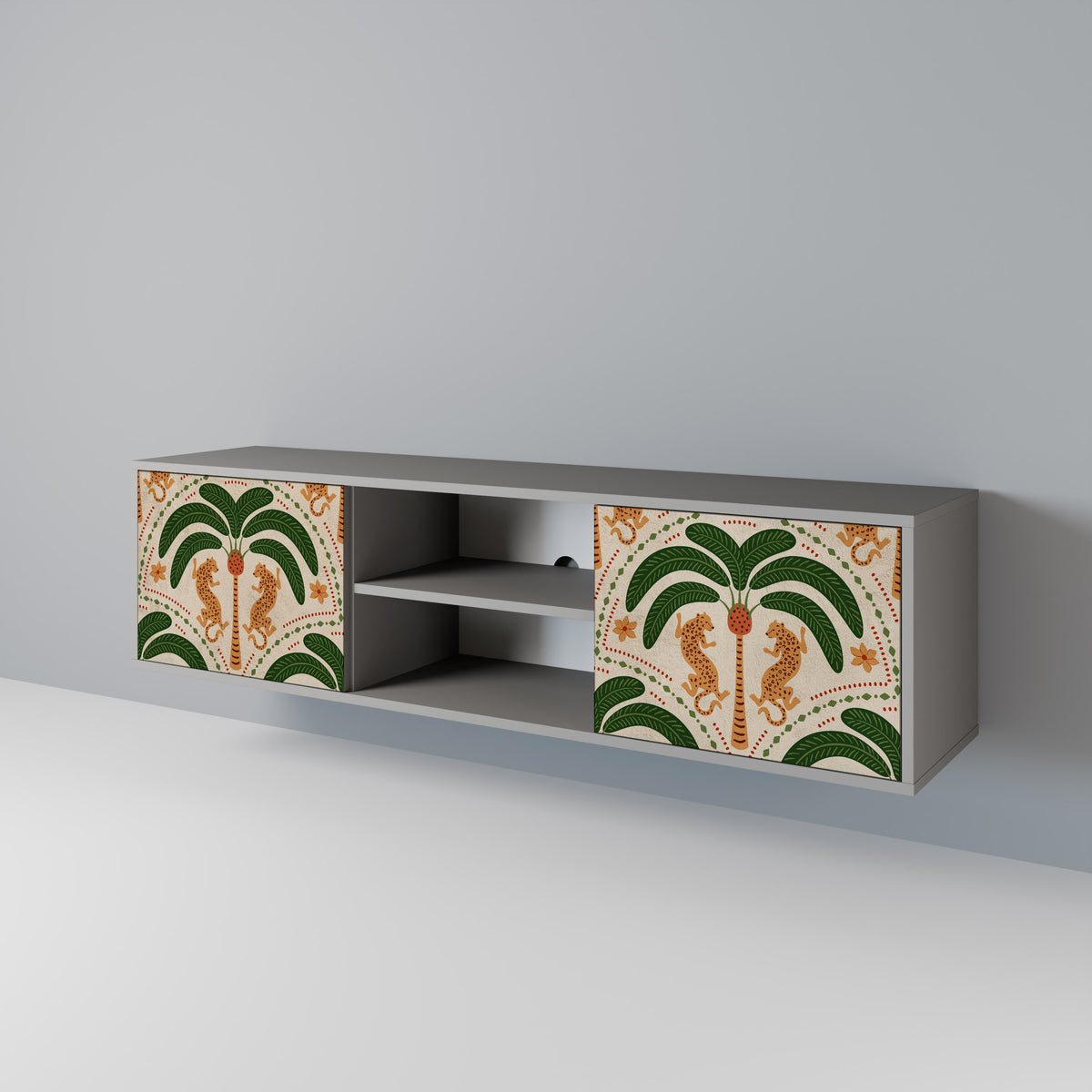 DANCING PREDATORS Έπιπλο τηλεόρασης 2-θυρών