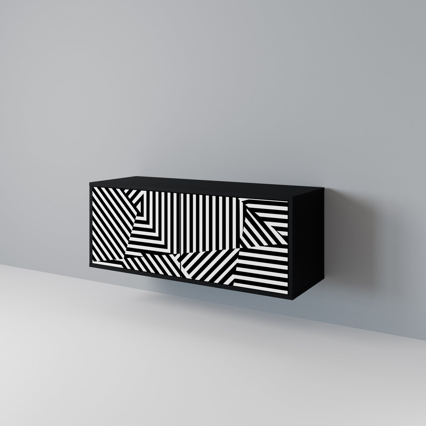 ILLUSIONARY LATTICE Συμπαγές έπιπλο τηλεόρασης 2-θυρών