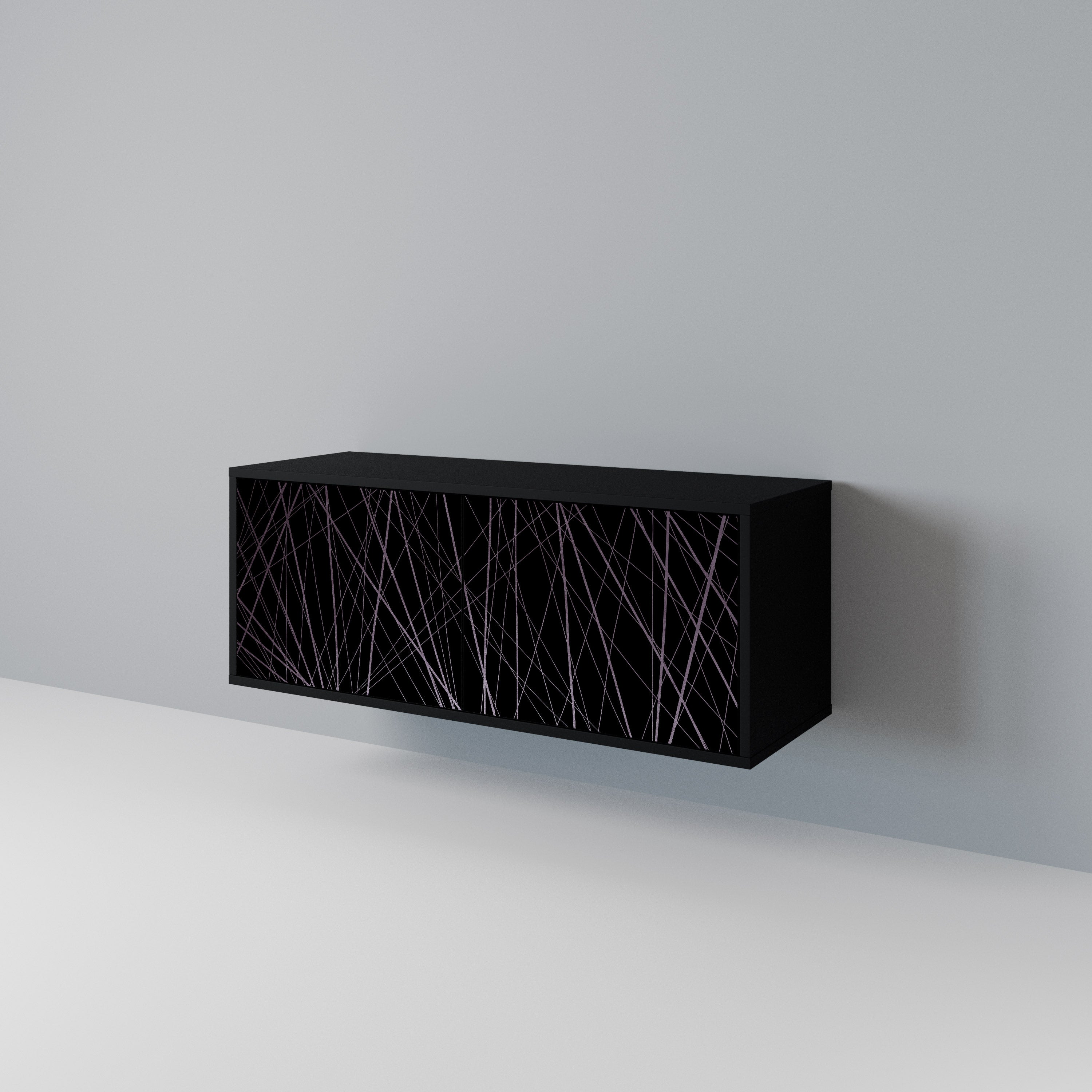 SHIMMER SPIDERGRAM Compact 2-Door TV Cabinet