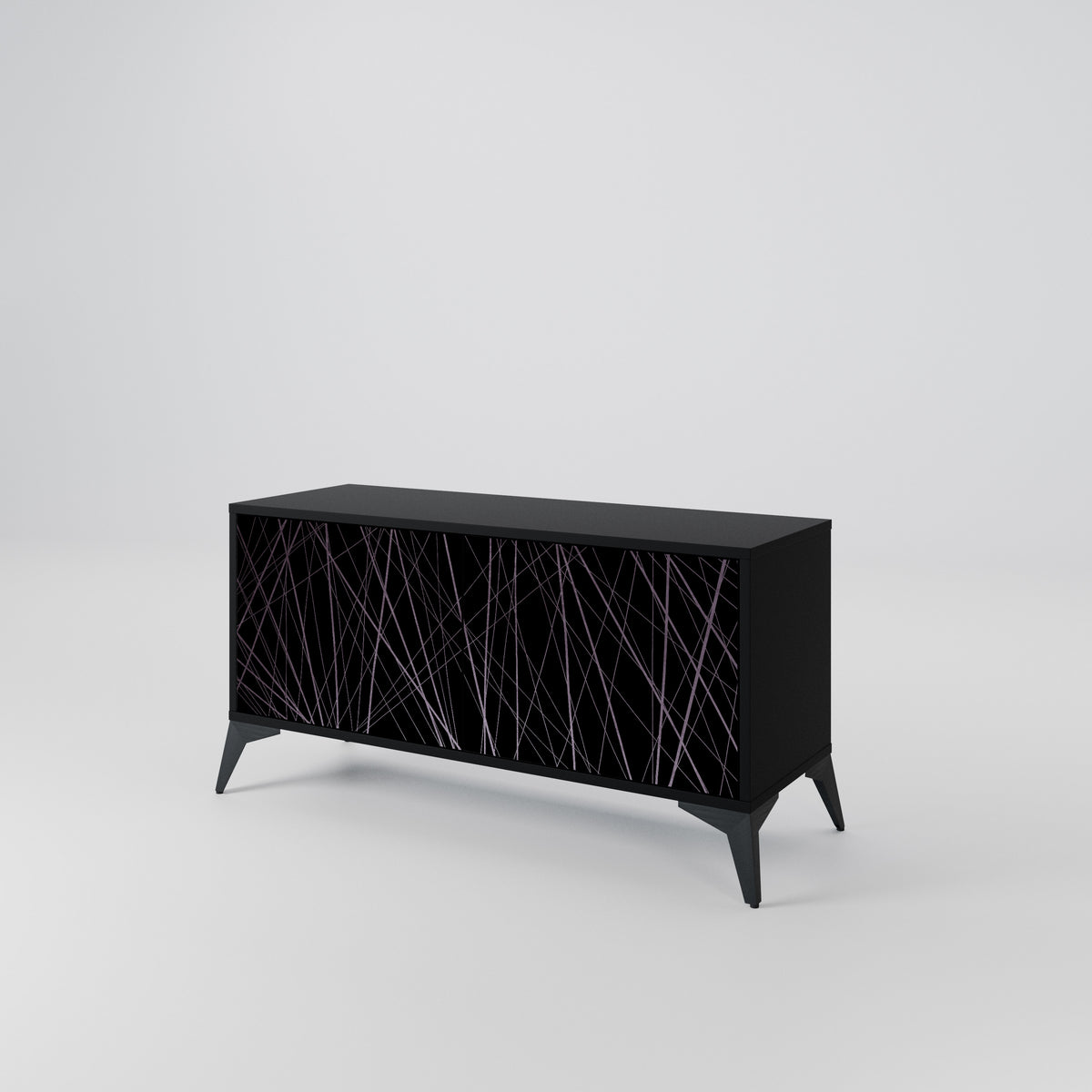 SHIMMER SPIDERGRAM Compact 2-Door TV Cabinet