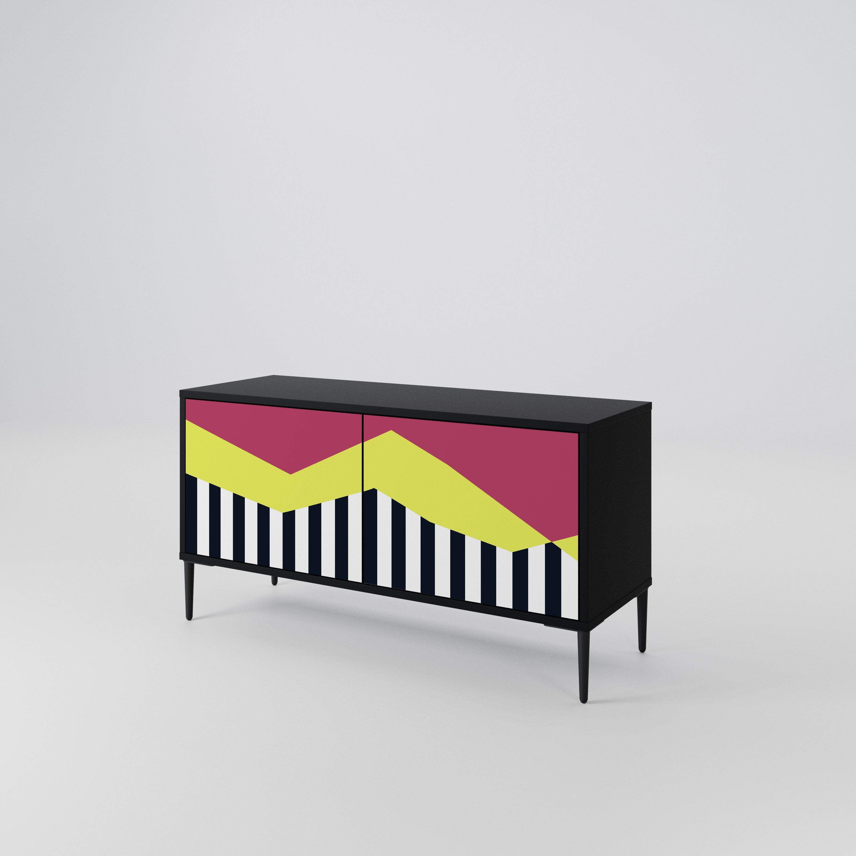 PIANO FANTASY Compact 2-Door TV Cabinet