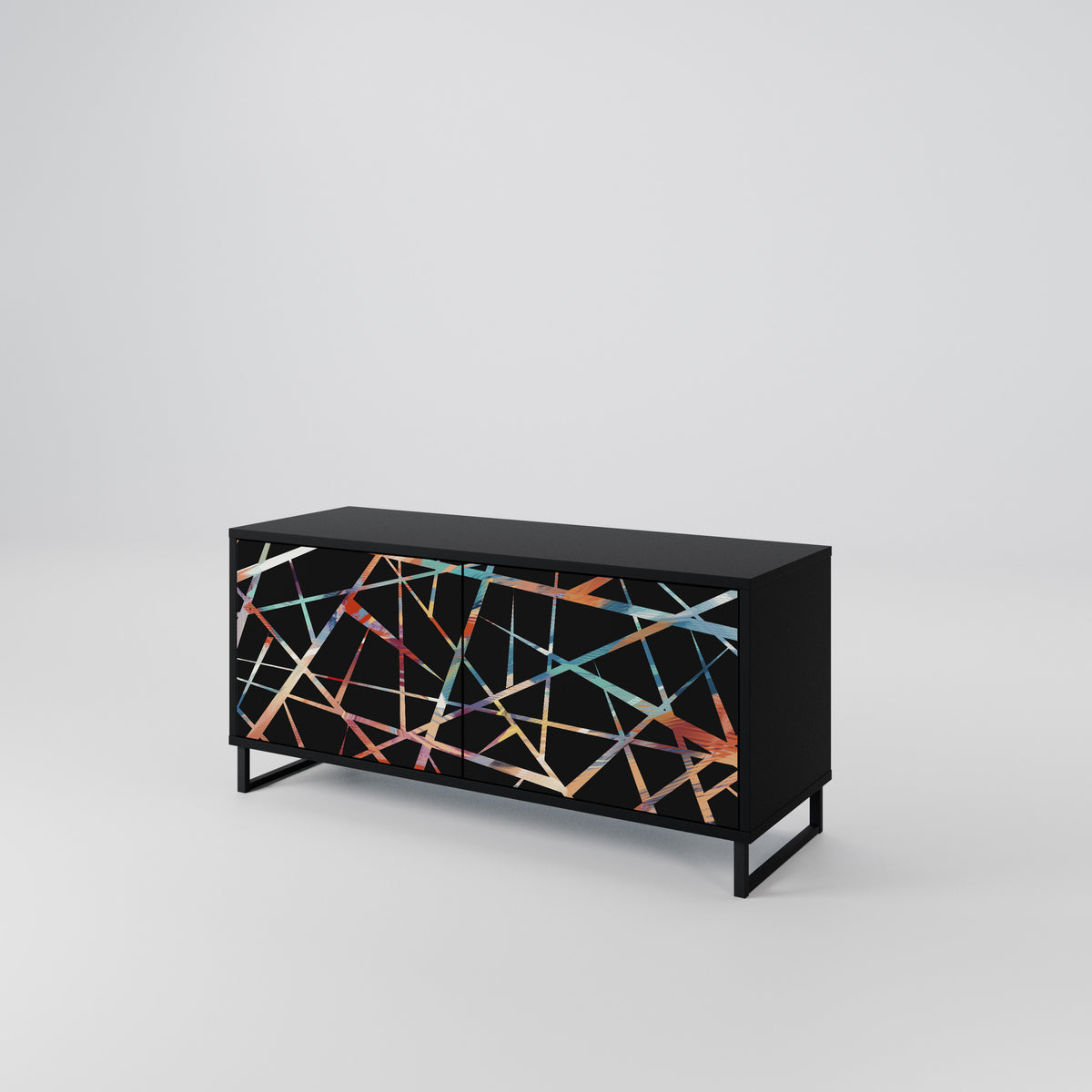 POLYGON VERVE Compact 2-Door TV Cabinet