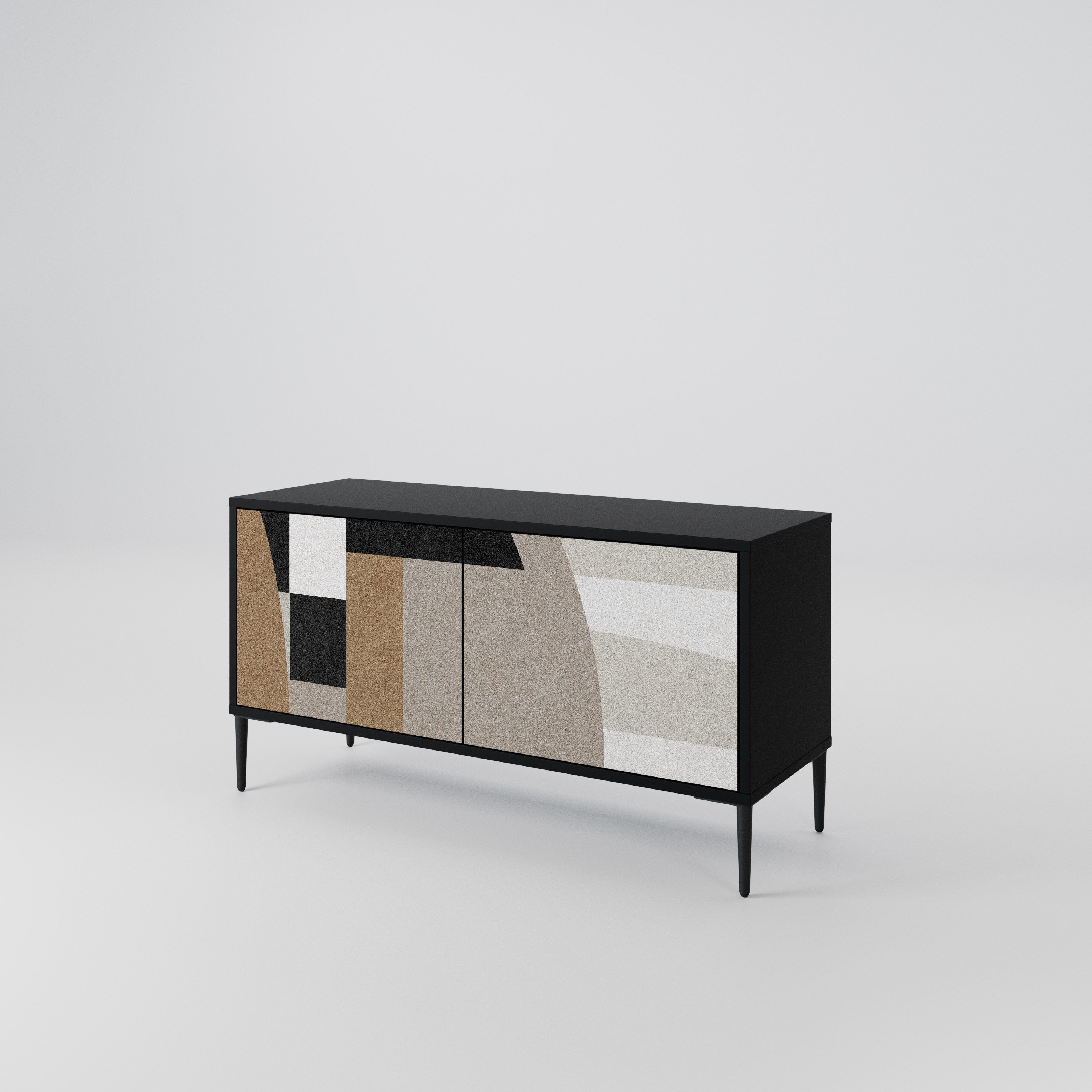 DELICATE MEMENTO Compact 2-Door TV Cabinet