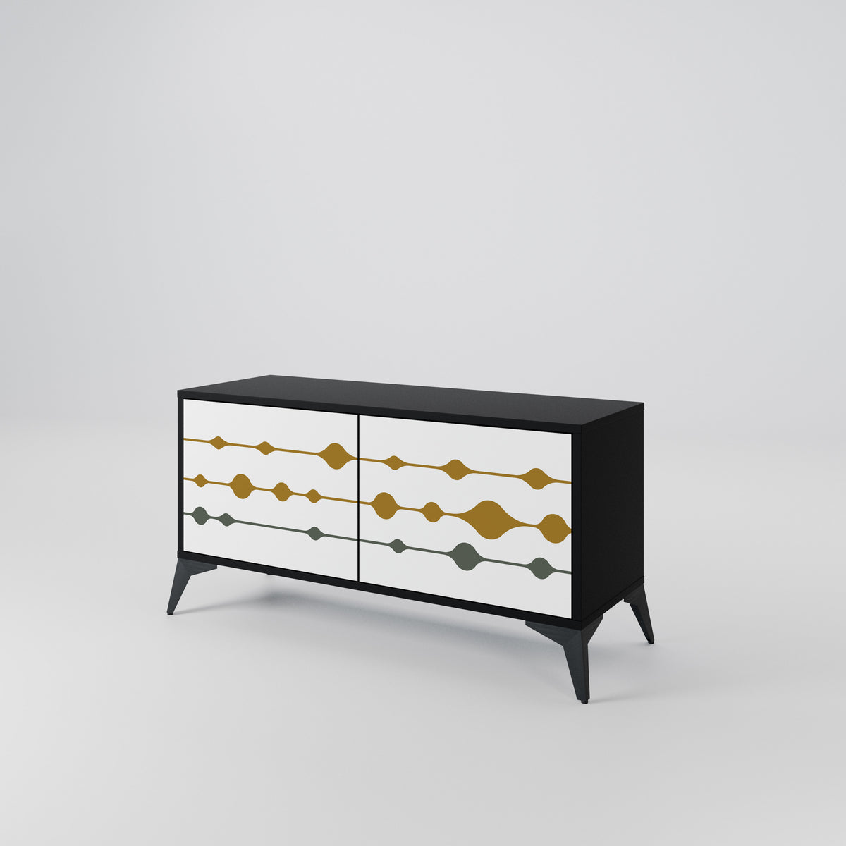 VIVID TONE Compact 2-Door TV Cabinet