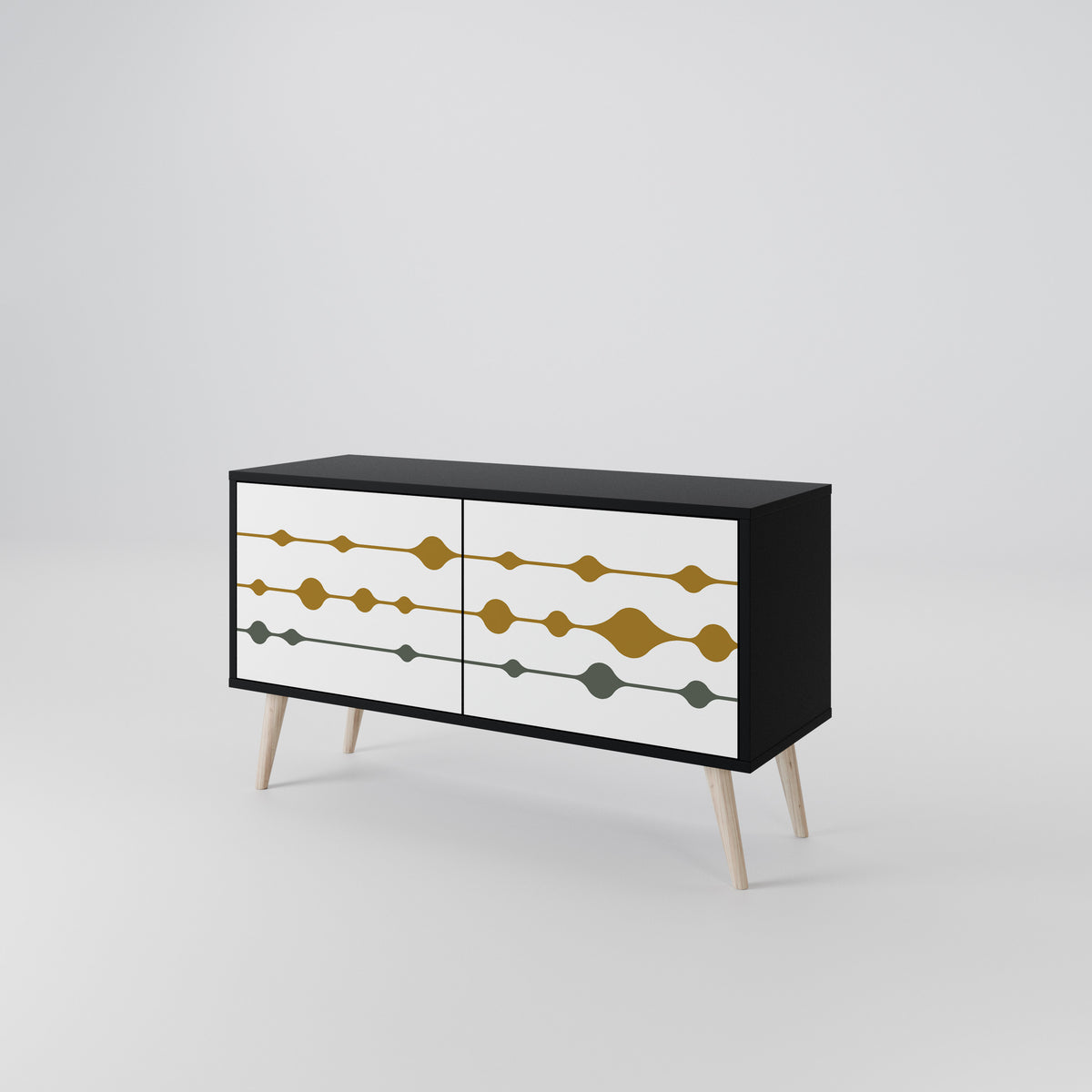 VIVID TONE Compact 2-Door TV Cabinet