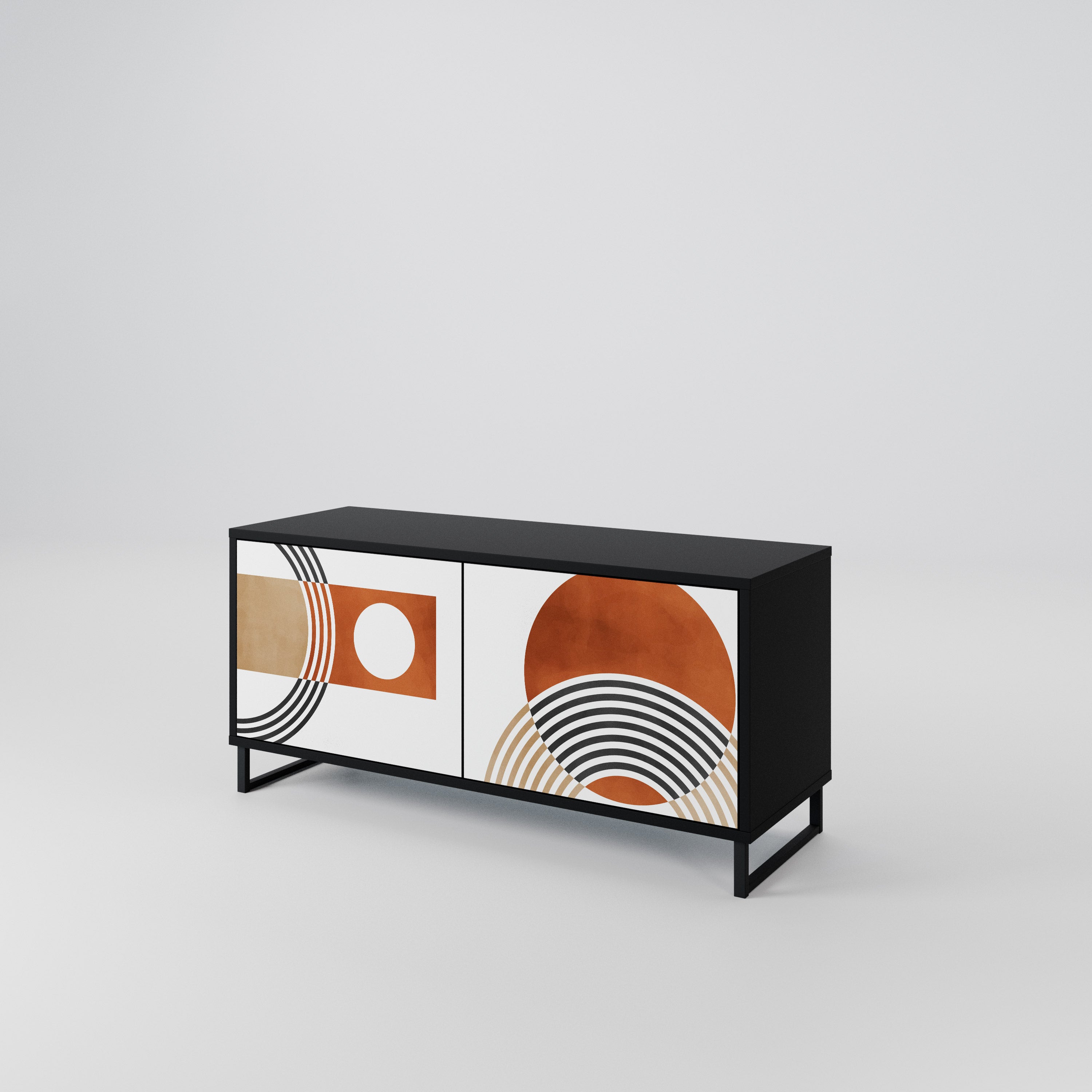 CIRCLE RHYTM Compact 2-Door TV Cabinet
