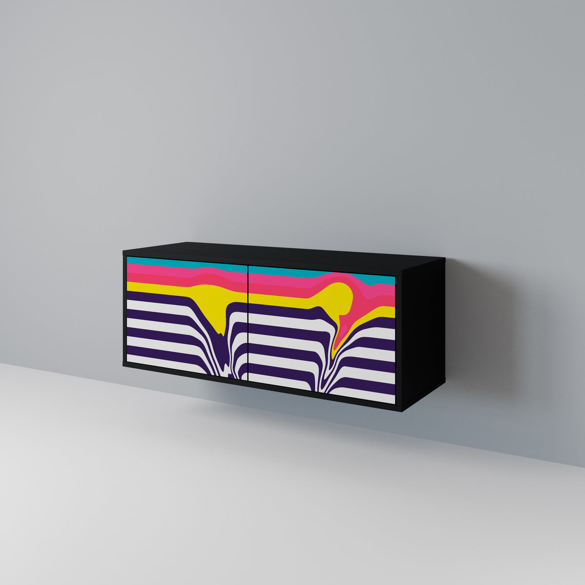 TONE COLLAPSE Compact 2-Door TV Cabinet