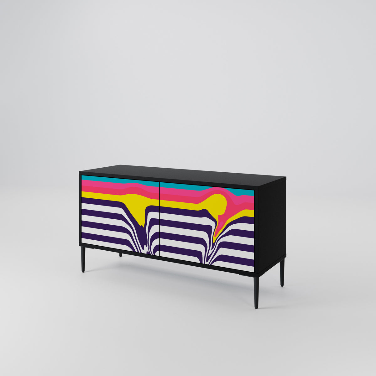TONE COLLAPSE Compact 2-Door TV Cabinet