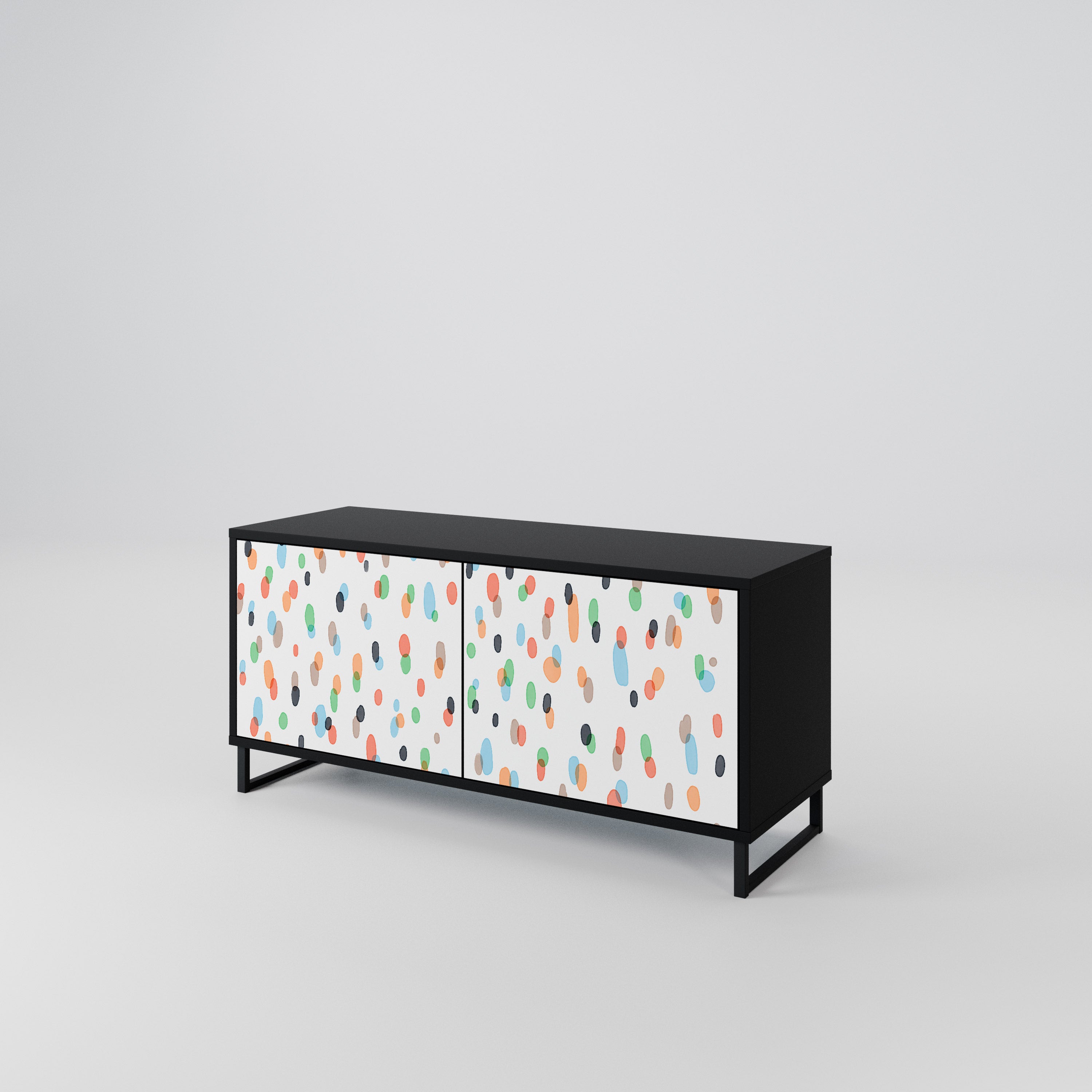ENERGETIC SPOTS Compact 2-Door TV Cabinet