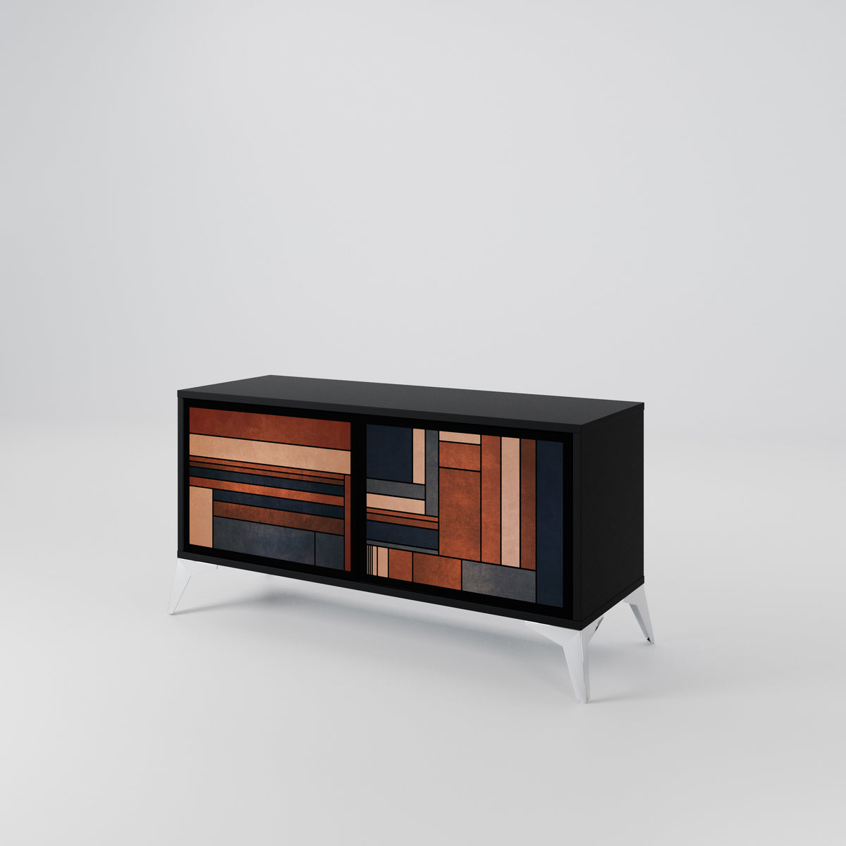INTREPID FORMATION Compact 2-Door TV Cabinet
