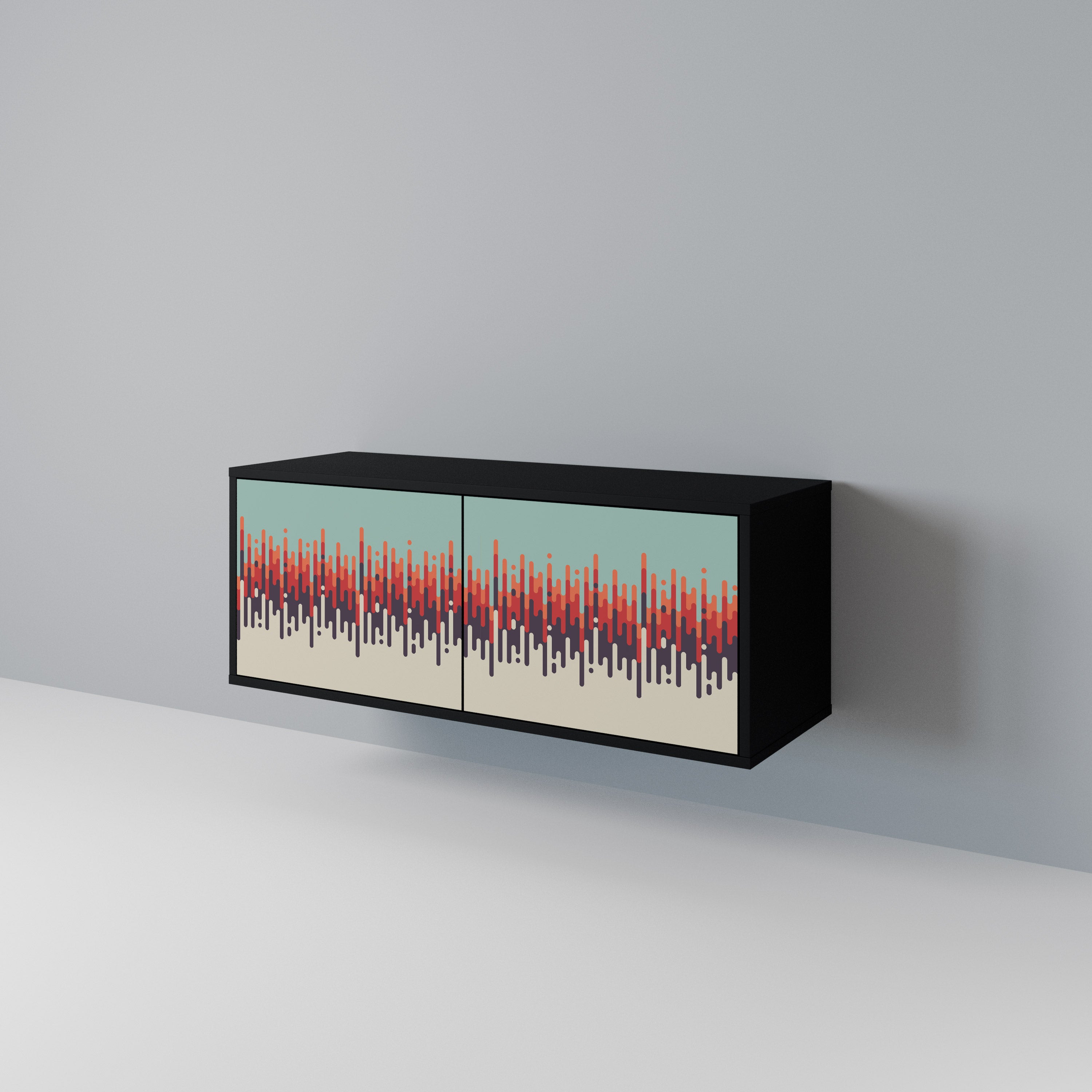 CHROMA CONTOURS Compact 2-Door TV Cabinet