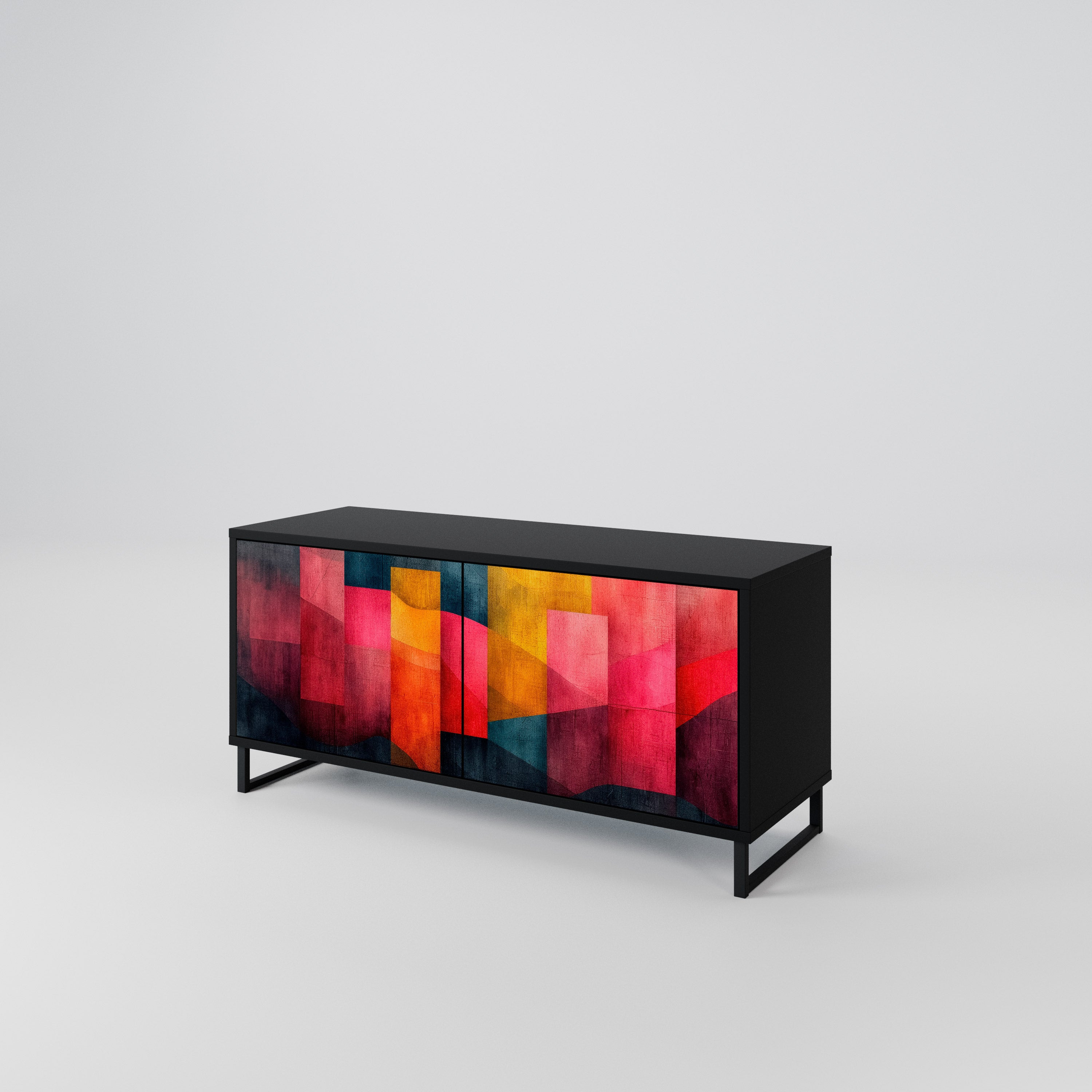 COLORFUL SOUNDS Compact 2-Door TV Cabinet
