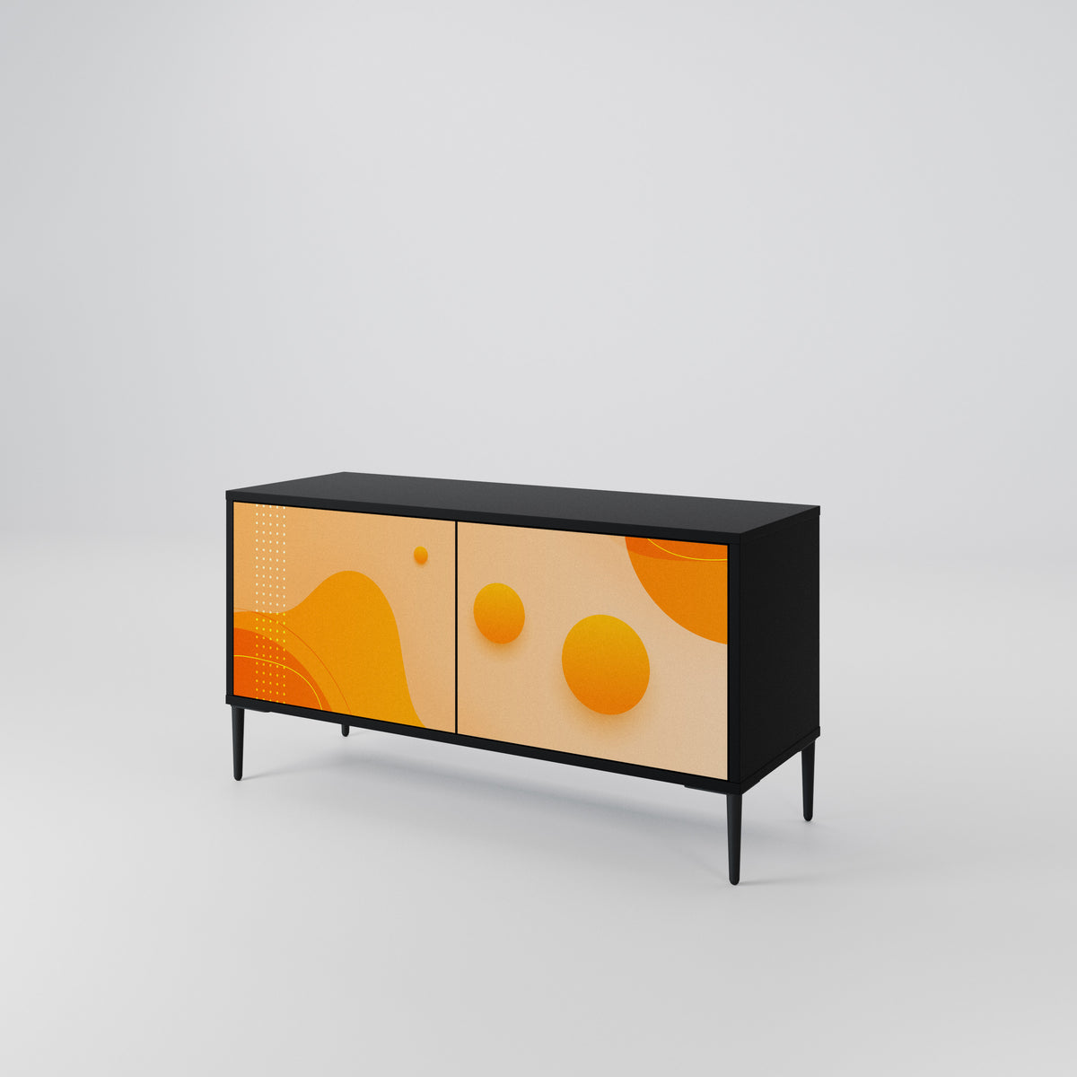 ORANGE ARRANGEMENT Συμπαγές έπιπλο τηλεόρασης 2-θυρών