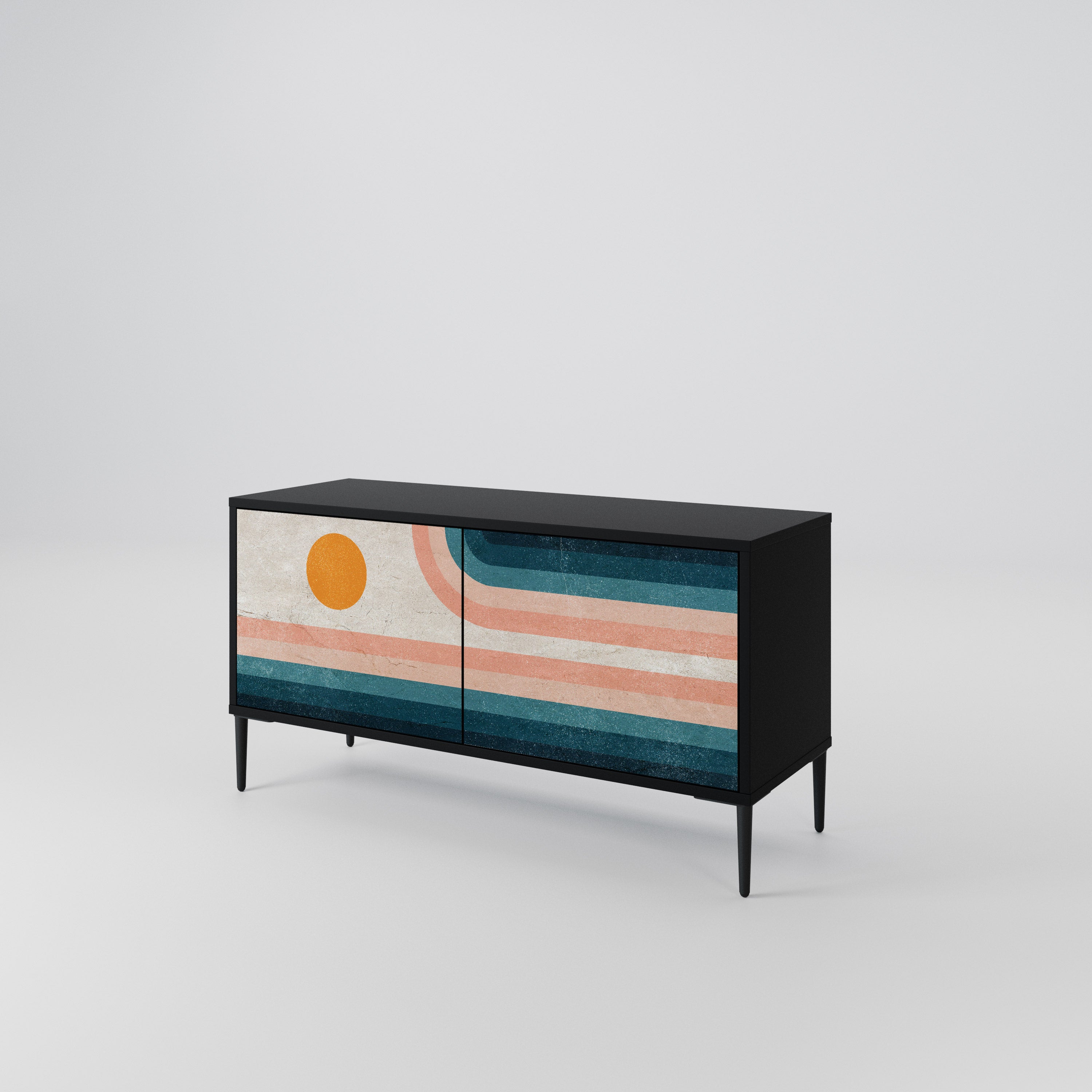 TWO HALVES Συμπαγές έπιπλο τηλεόρασης 2-θυρών