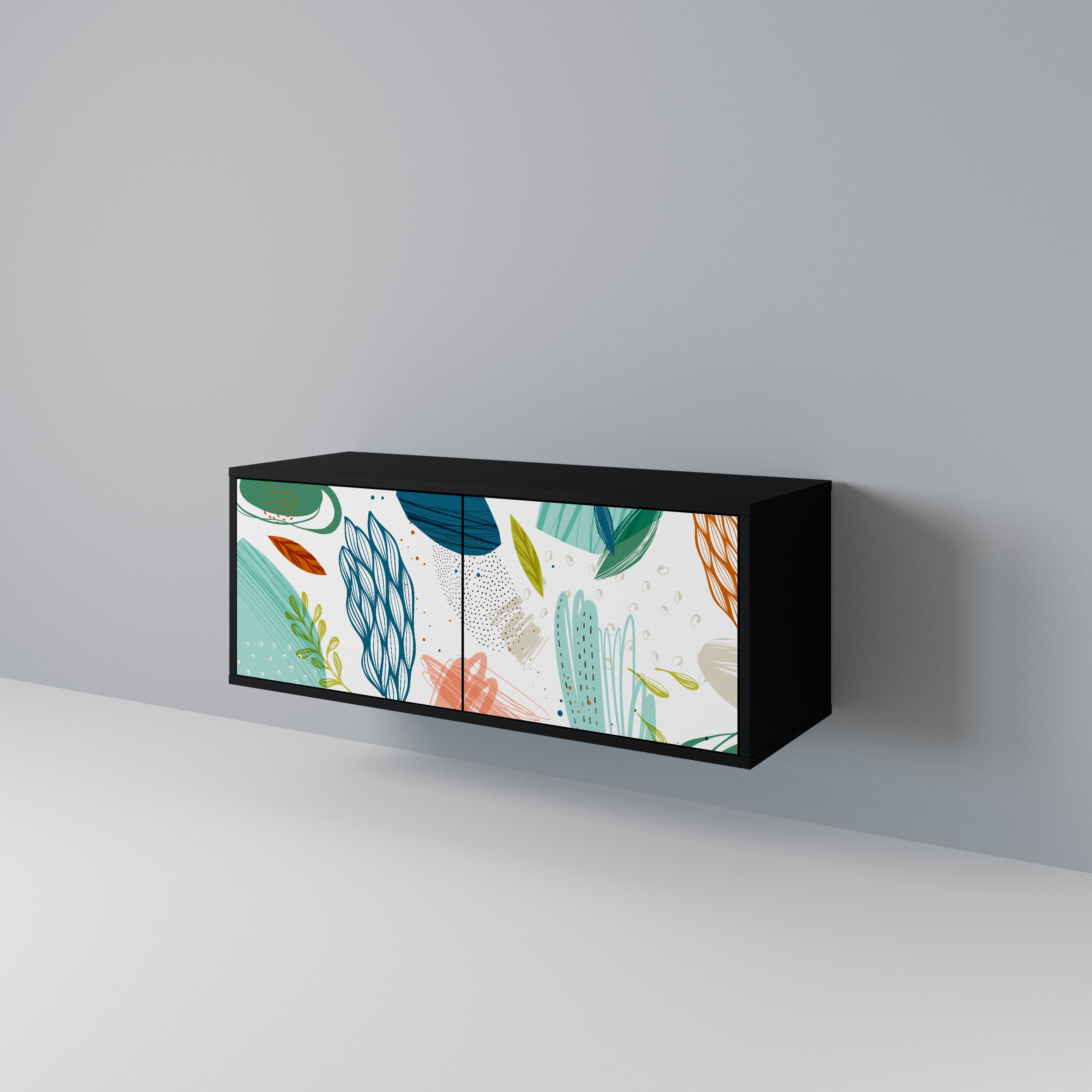 BOTANICAL HURRICANE Συμπαγές έπιπλο τηλεόρασης 2-θυρών