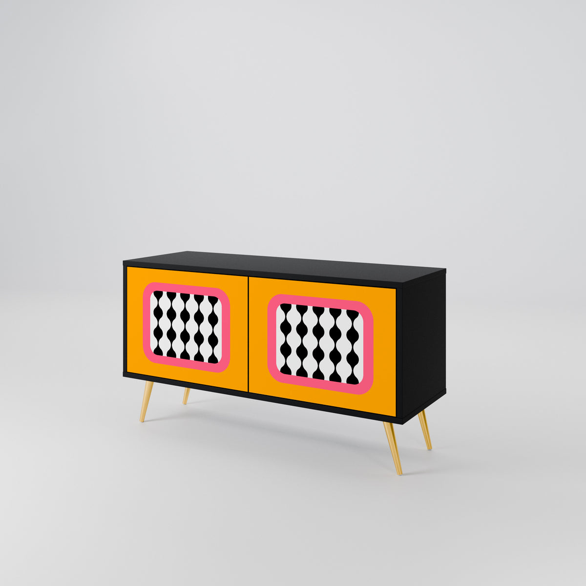 TEARS IN HEAVEN Compact 2-Door TV Cabinet
