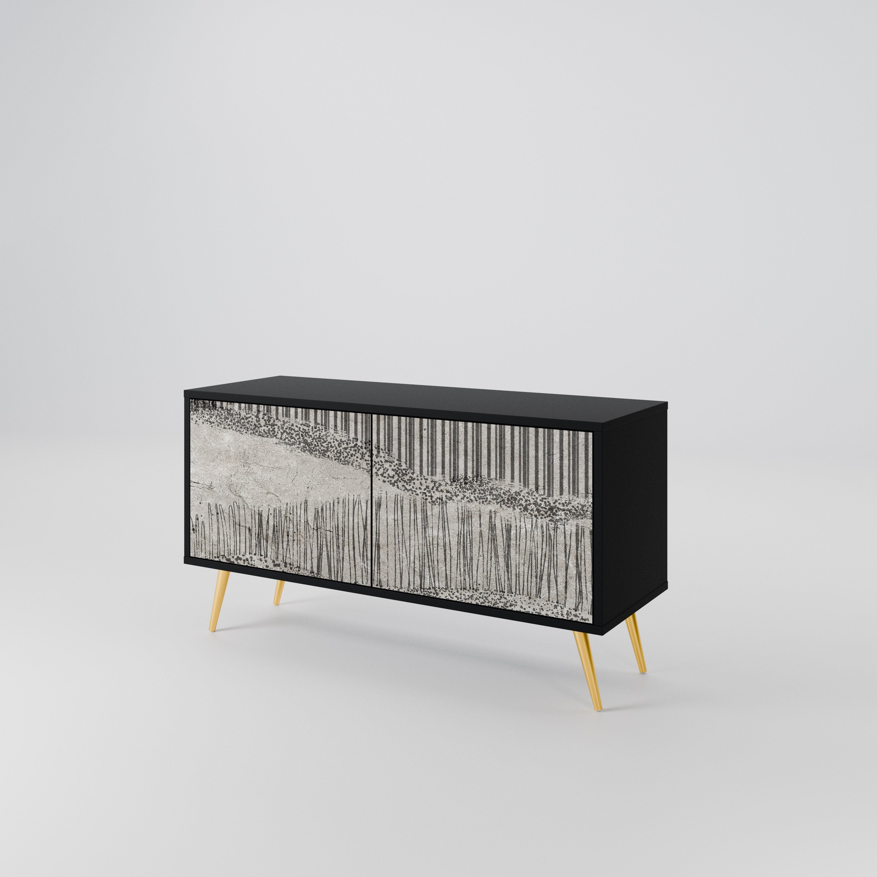 GRAIN LINES Συμπαγές έπιπλο τηλεόρασης 2-θυρών