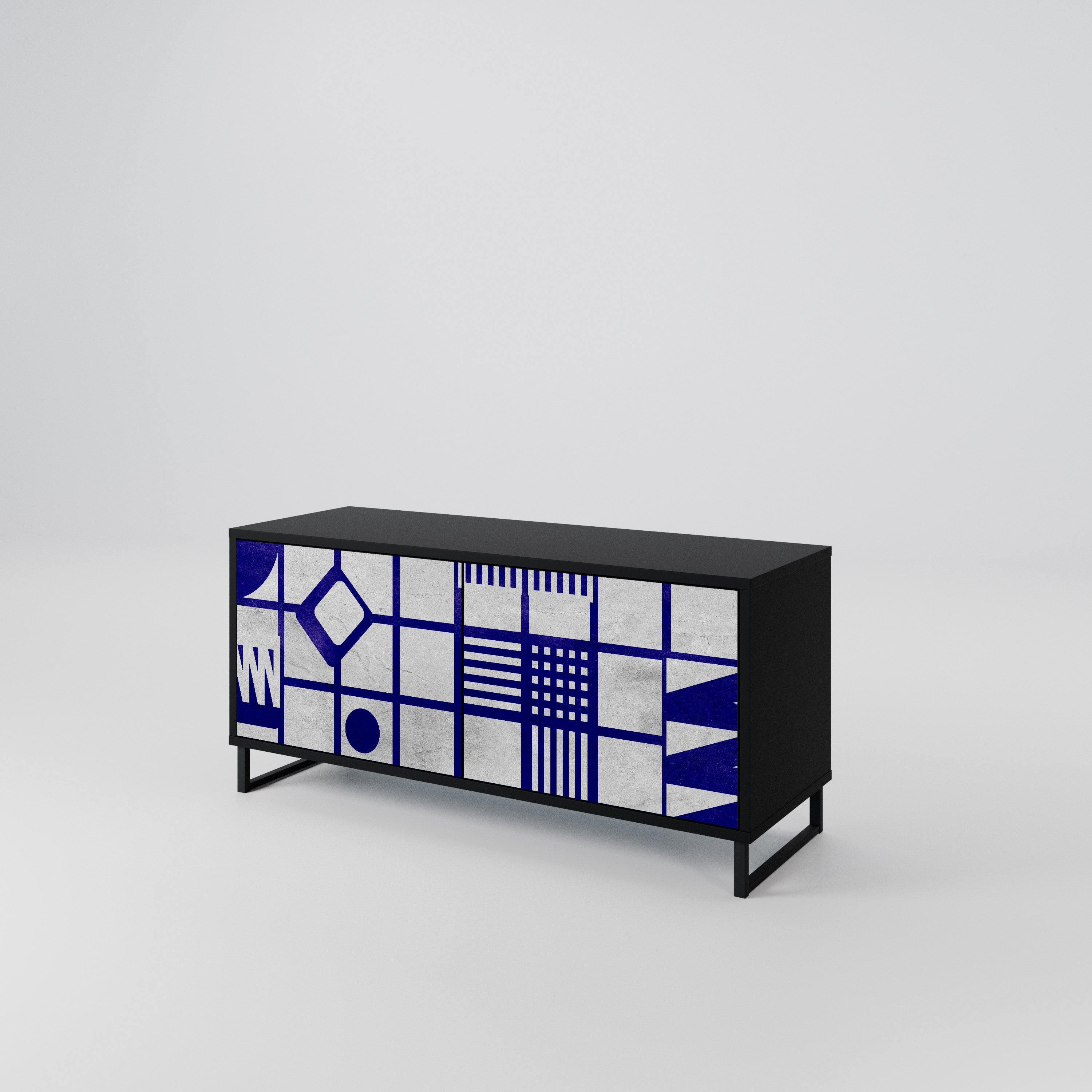 THE RIGHT PLACES Συμπαγές έπιπλο τηλεόρασης 2-θυρών