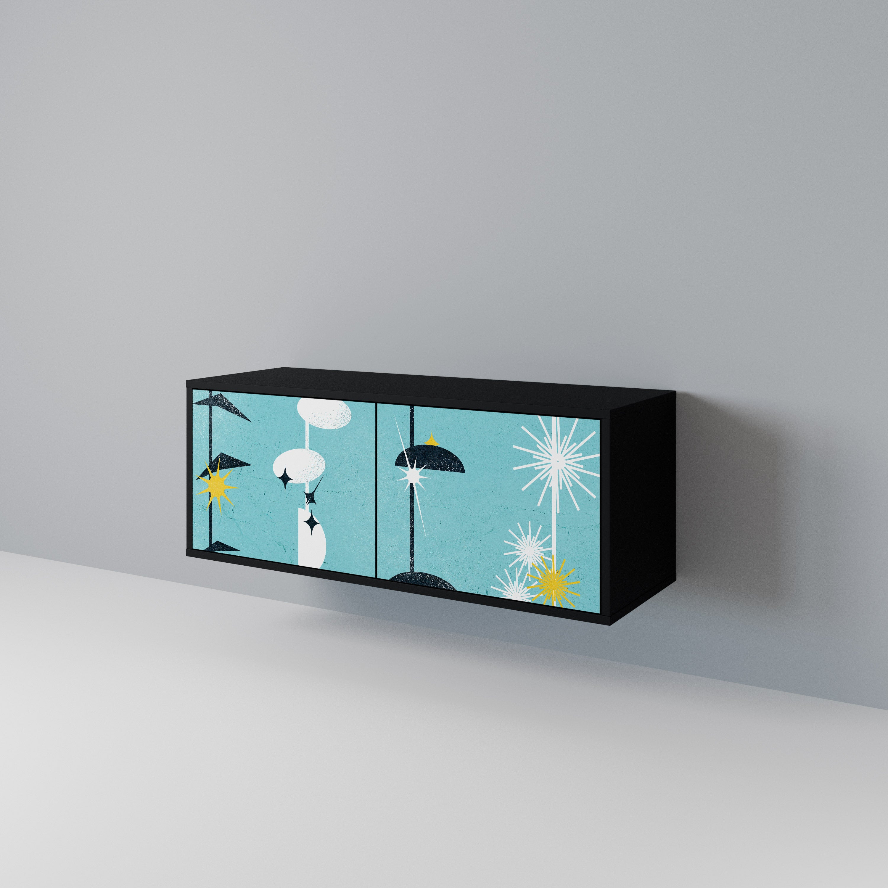 PATHS TO HAPPINESS Συμπαγές έπιπλο τηλεόρασης 2-θυρών