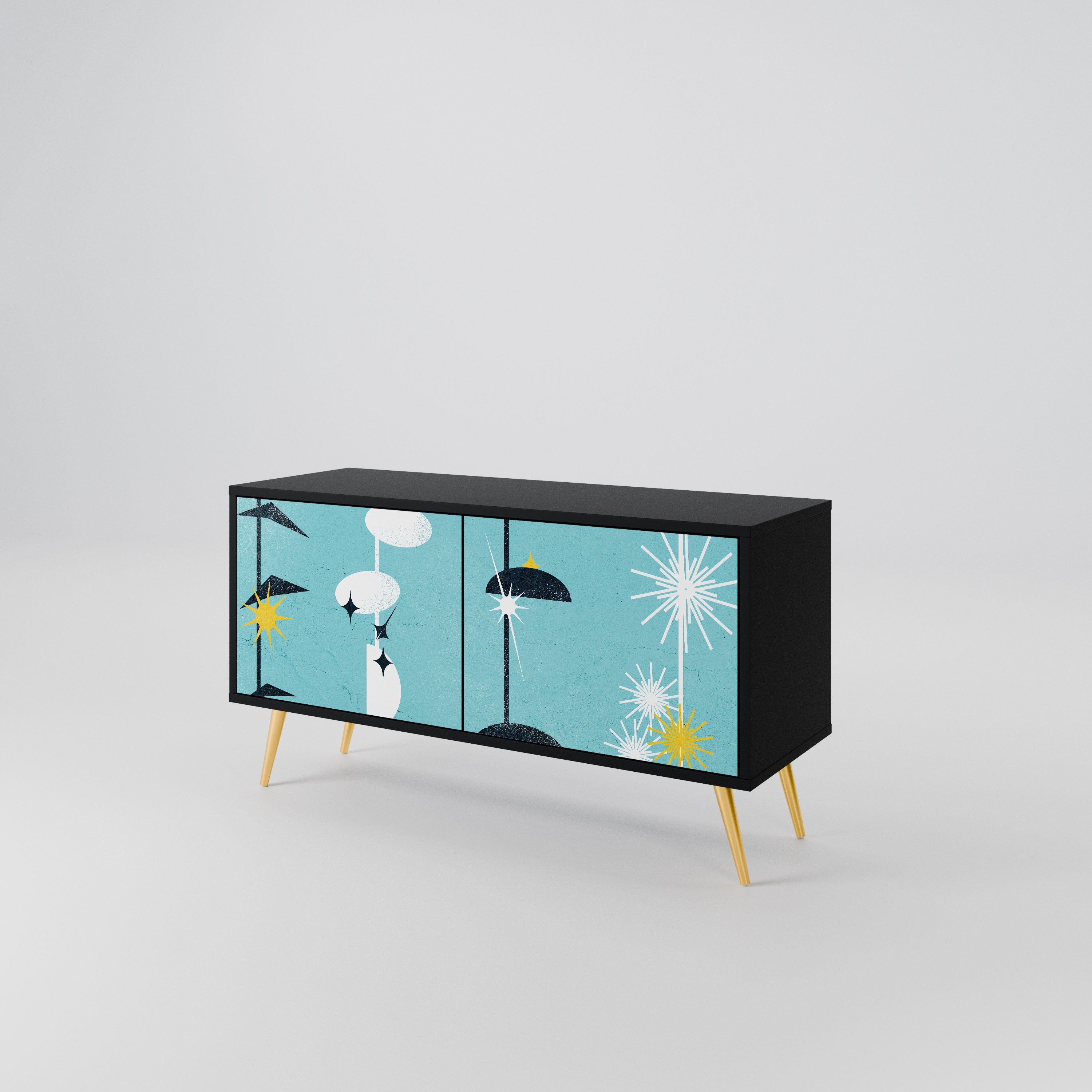 PATHS TO HAPPINESS Συμπαγές έπιπλο τηλεόρασης 2-θυρών