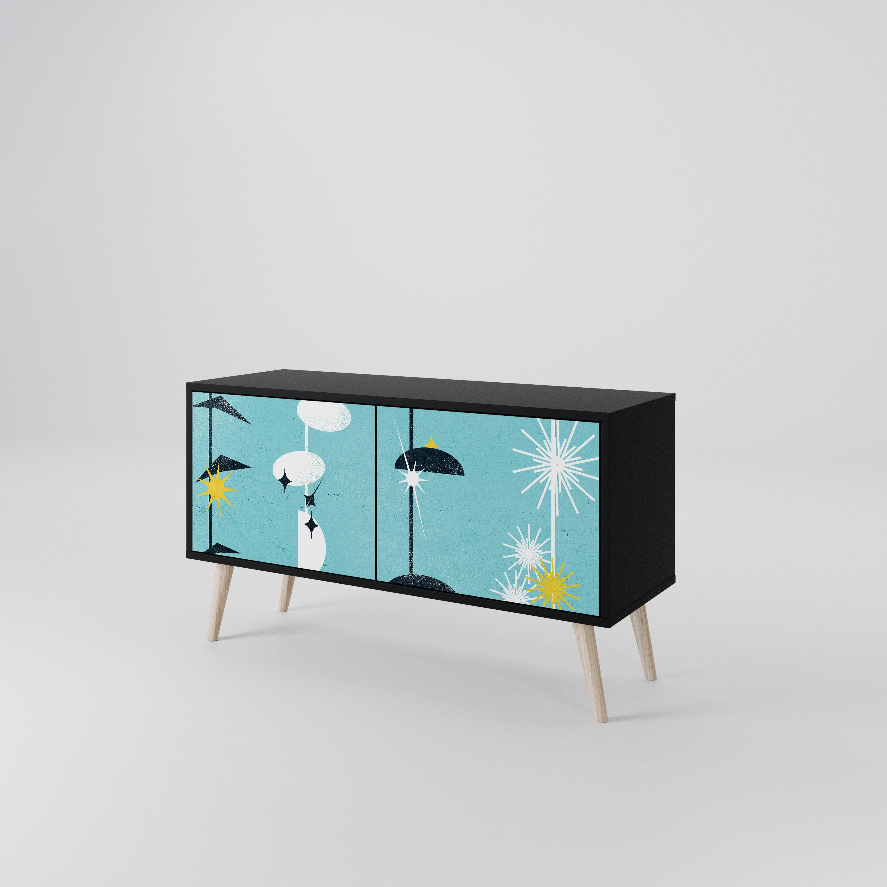 PATHS TO HAPPINESS Συμπαγές έπιπλο τηλεόρασης 2-θυρών