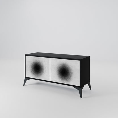 BLACK HOLE Συμπαγές έπιπλο τηλεόρασης 2-θυρών
