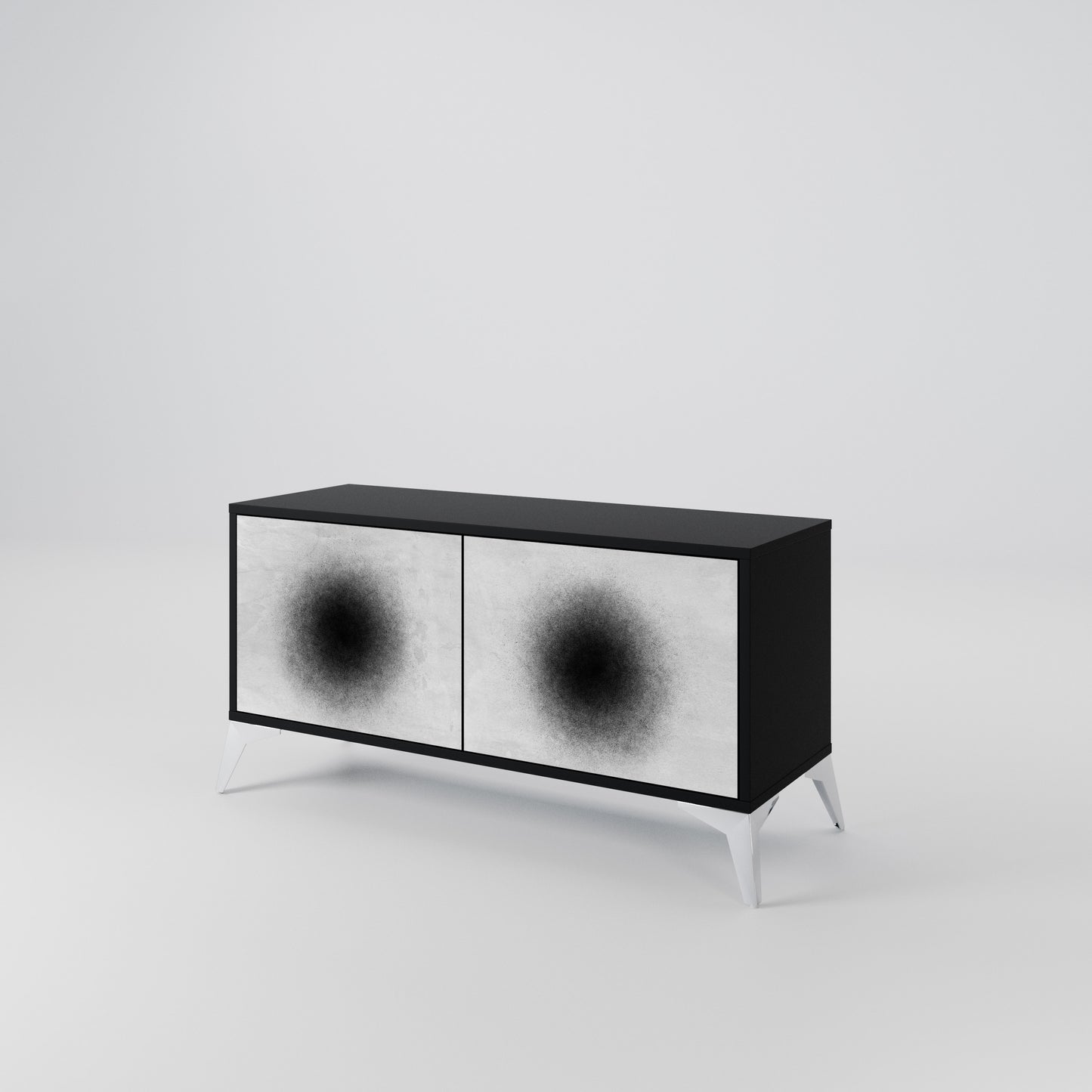 BLACK HOLE Συμπαγές έπιπλο τηλεόρασης 2-θυρών