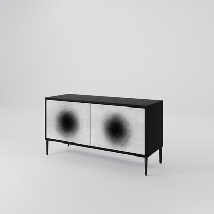BLACK HOLE Συμπαγές έπιπλο τηλεόρασης 2-θυρών