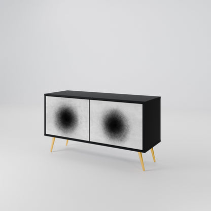 BLACK HOLE Συμπαγές έπιπλο τηλεόρασης 2-θυρών