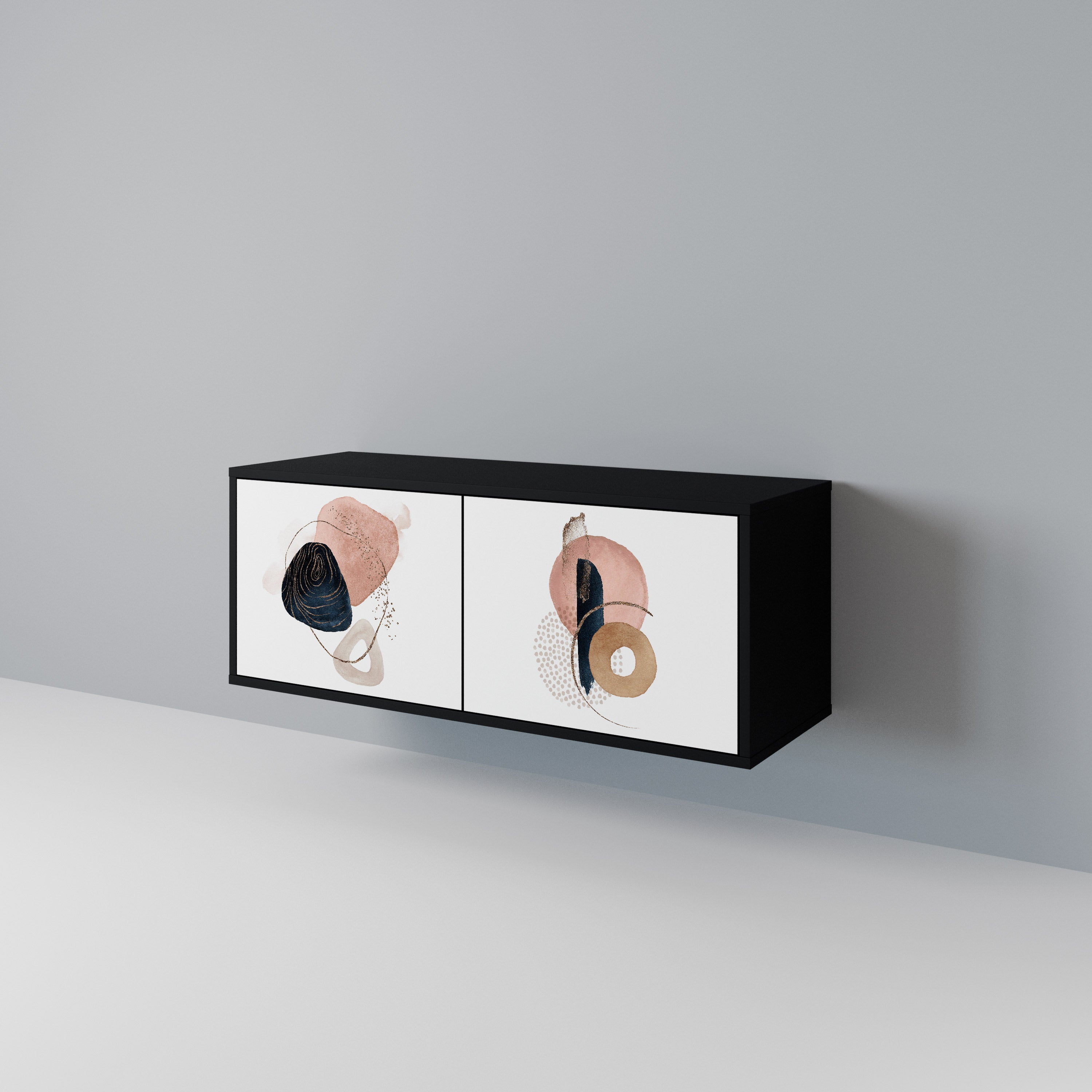 COLORFUL SHAPES Συμπαγές έπιπλο τηλεόρασης 2-θυρών