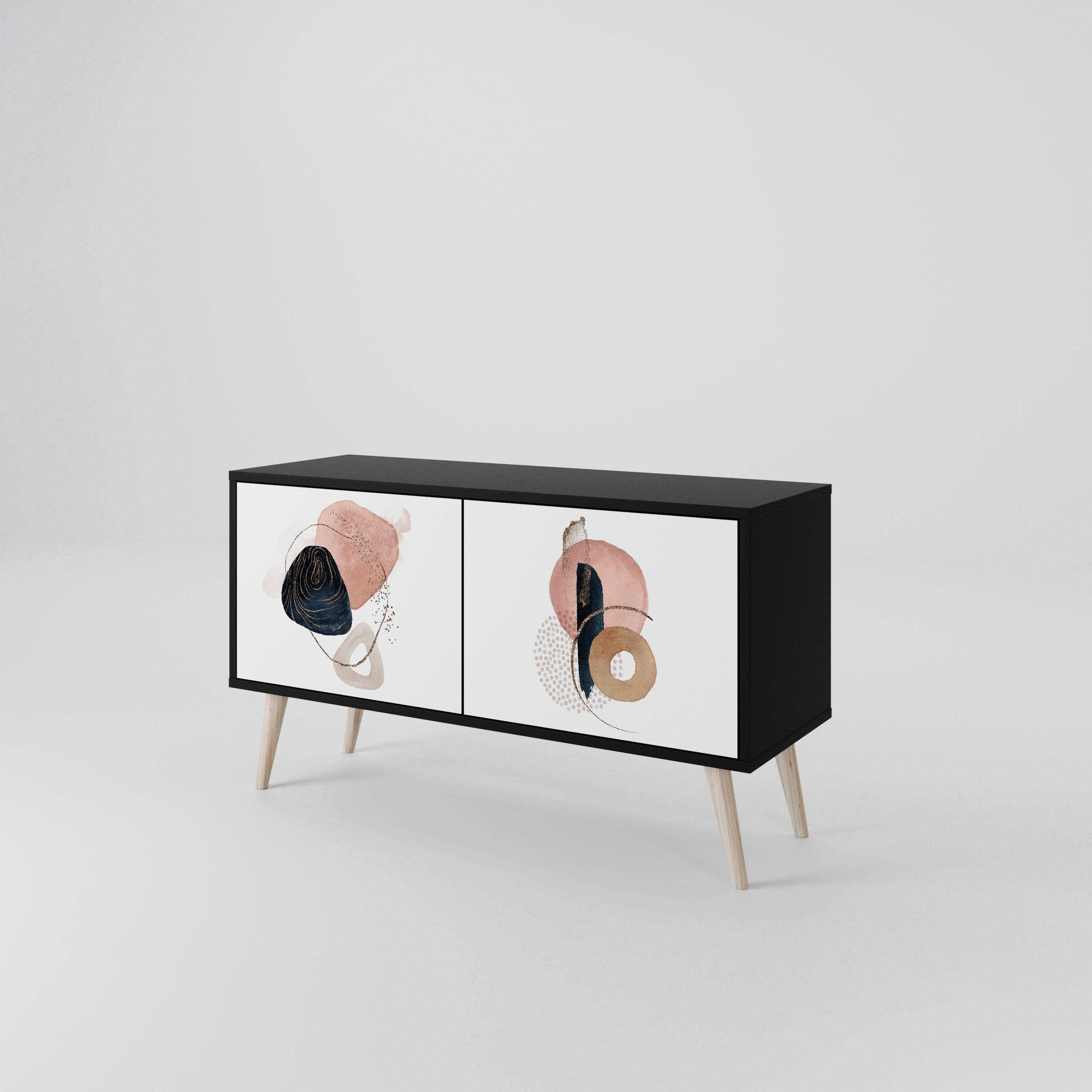 COLORFUL SHAPES Συμπαγές έπιπλο τηλεόρασης 2-θυρών