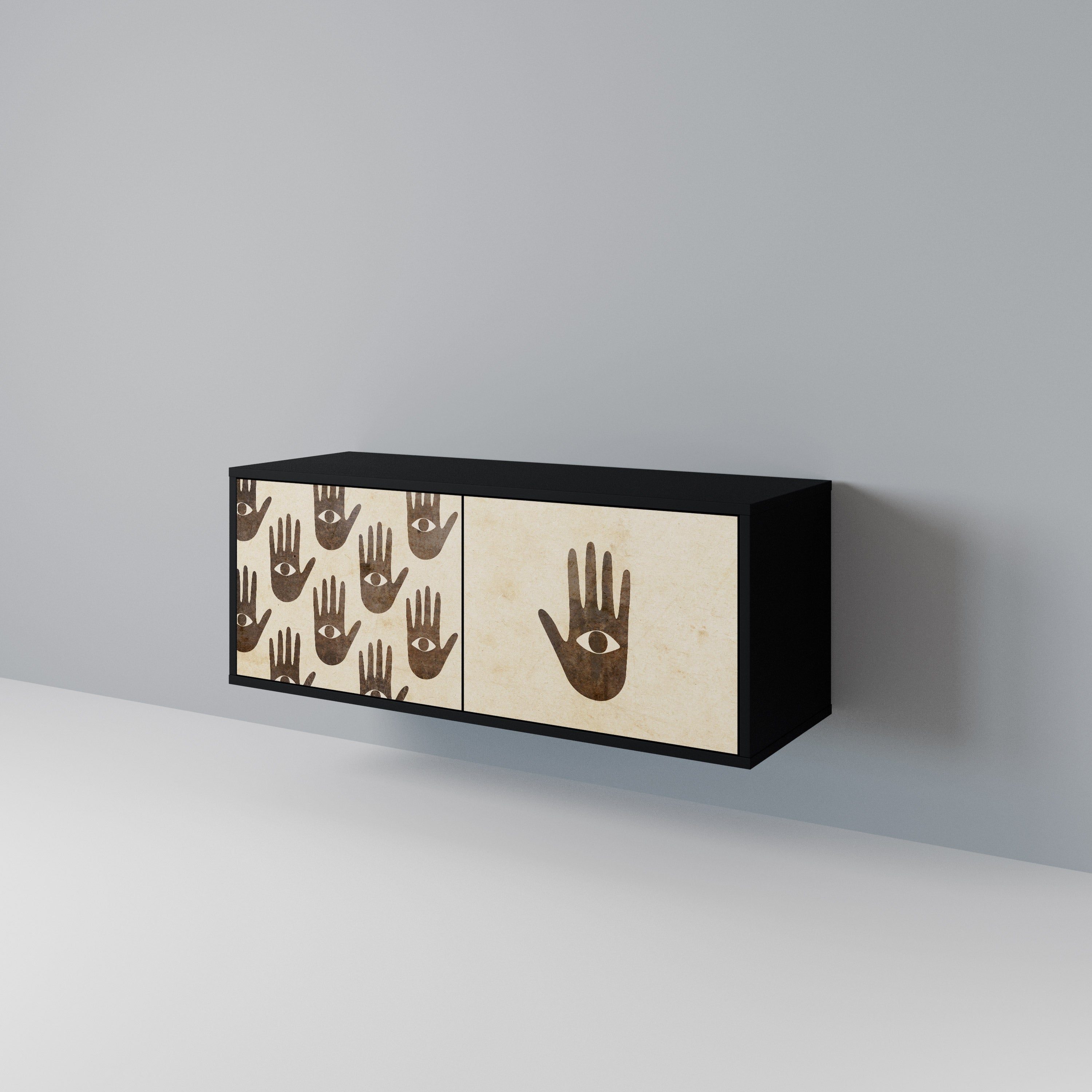 SEE MORE Συμπαγές έπιπλο τηλεόρασης 2-θυρών