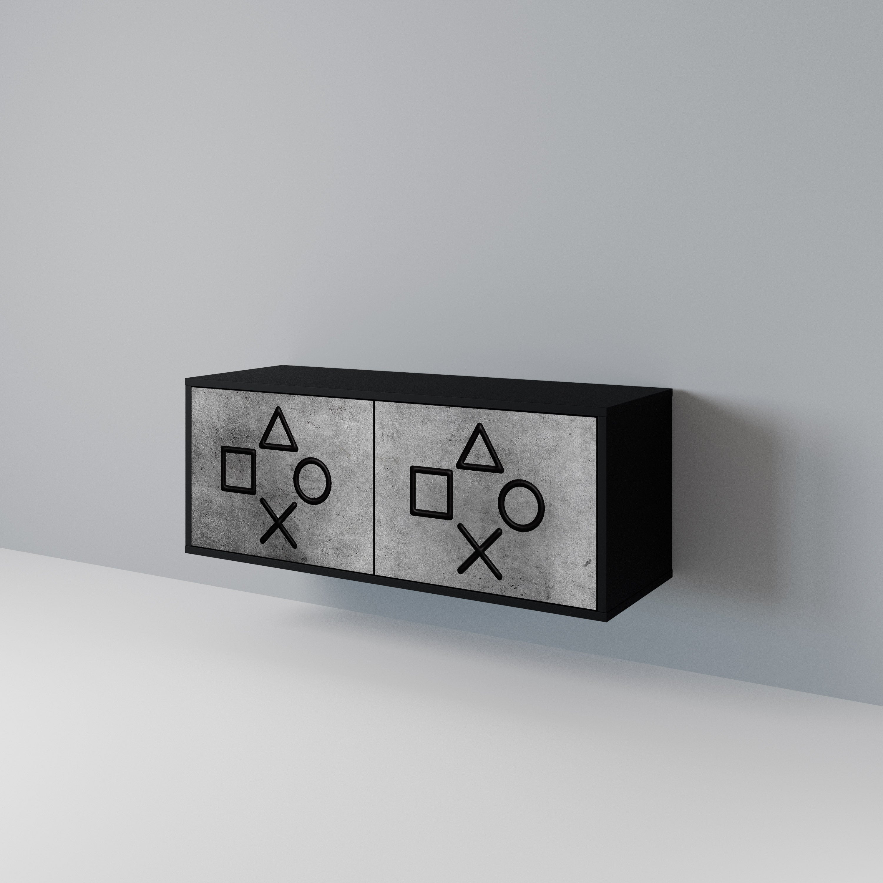 GAMER CHOICE Συμπαγές έπιπλο τηλεόρασης 2-θυρών