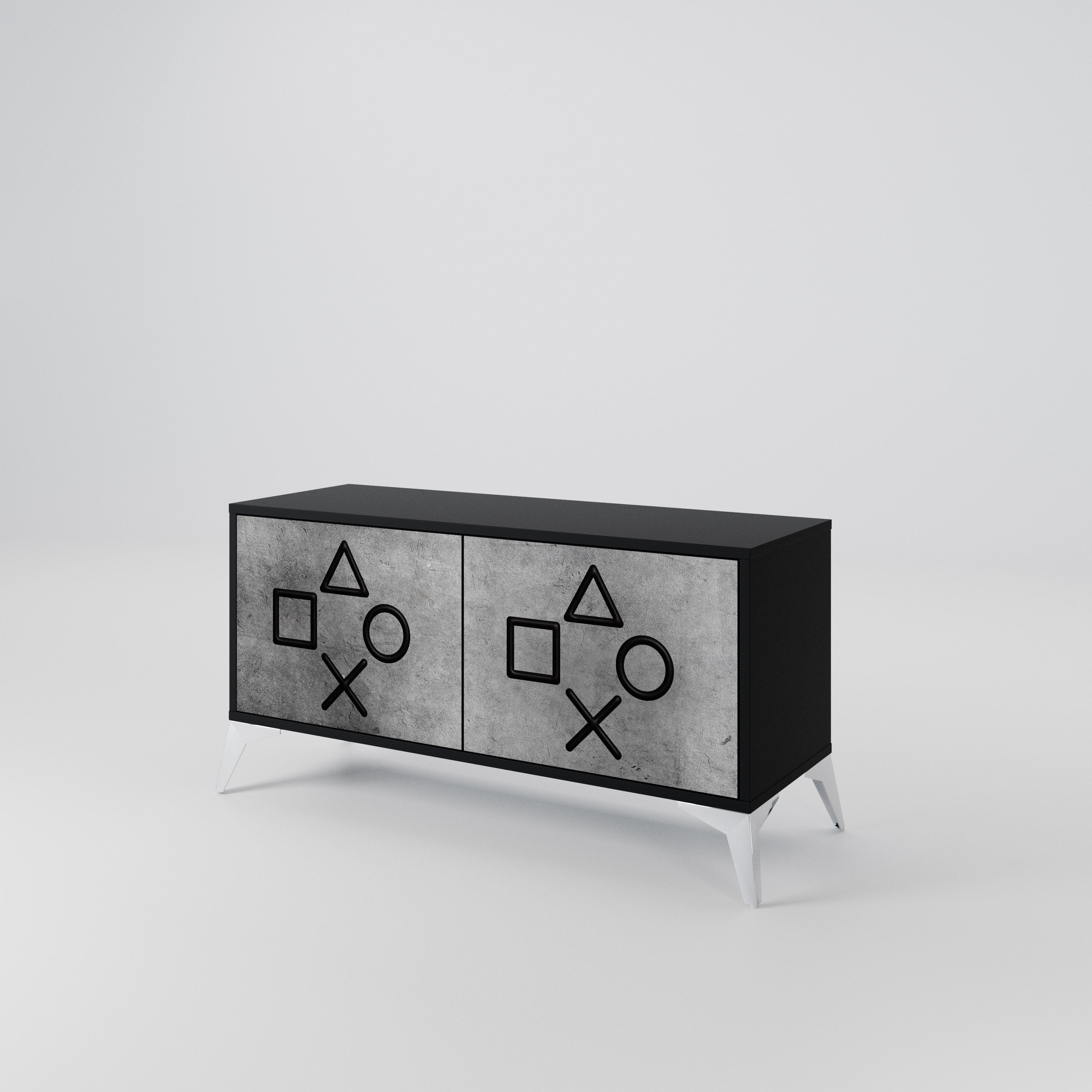 GAMER CHOICE Συμπαγές έπιπλο τηλεόρασης 2-θυρών