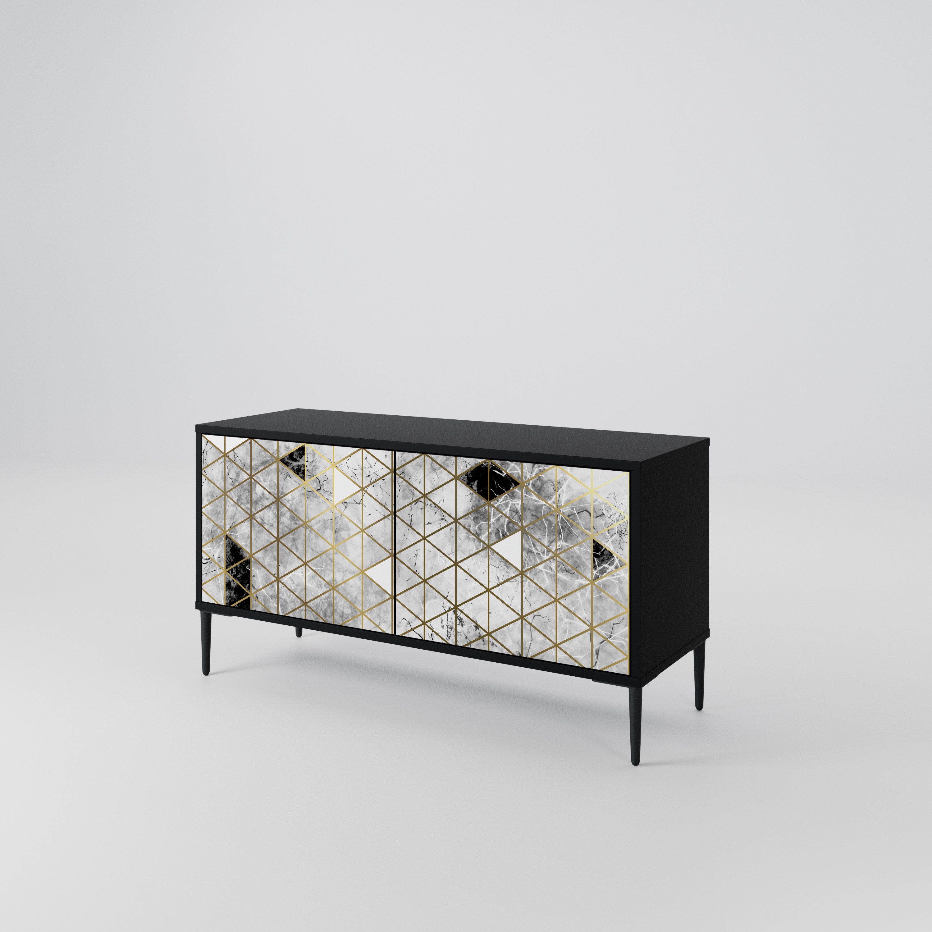 ASHEN ARIA Συμπαγές έπιπλο τηλεόρασης 2-θυρών